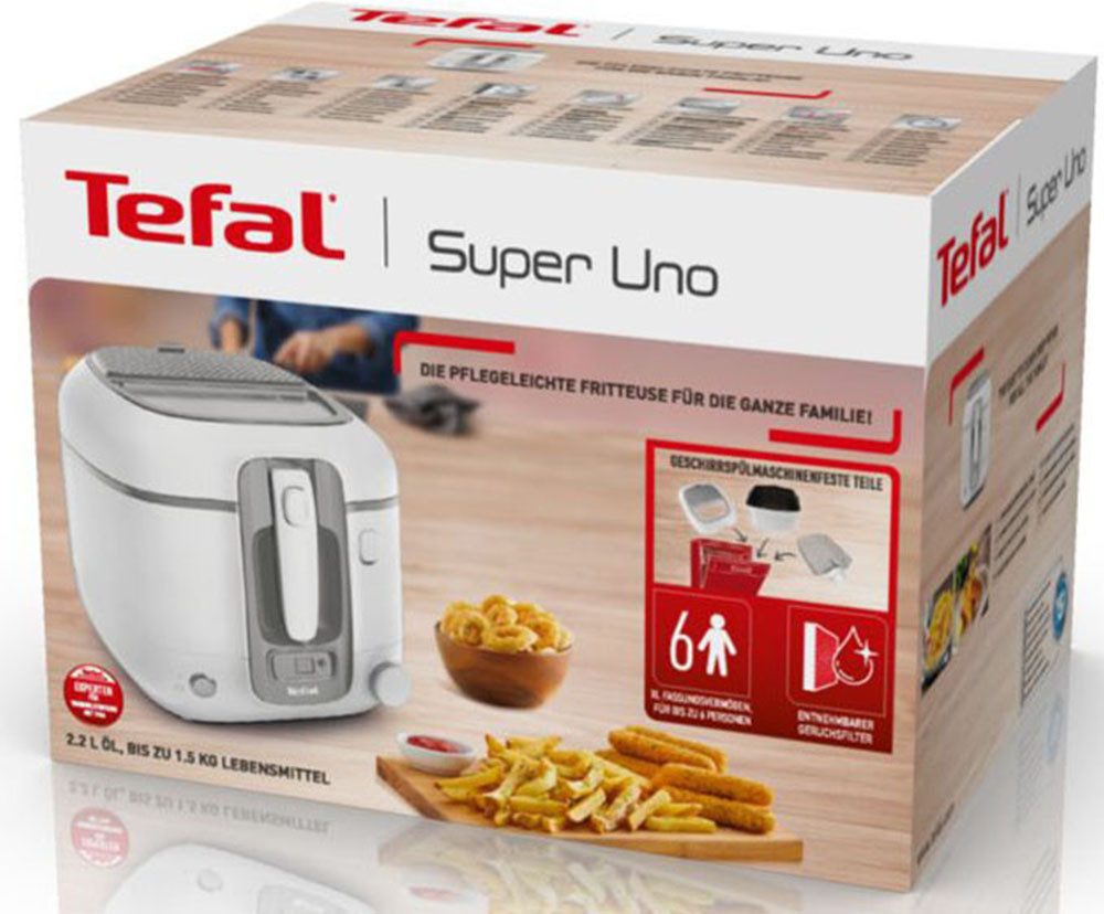 Tefal Friteuse FR3141 Super Uno grote capaciteit, timer