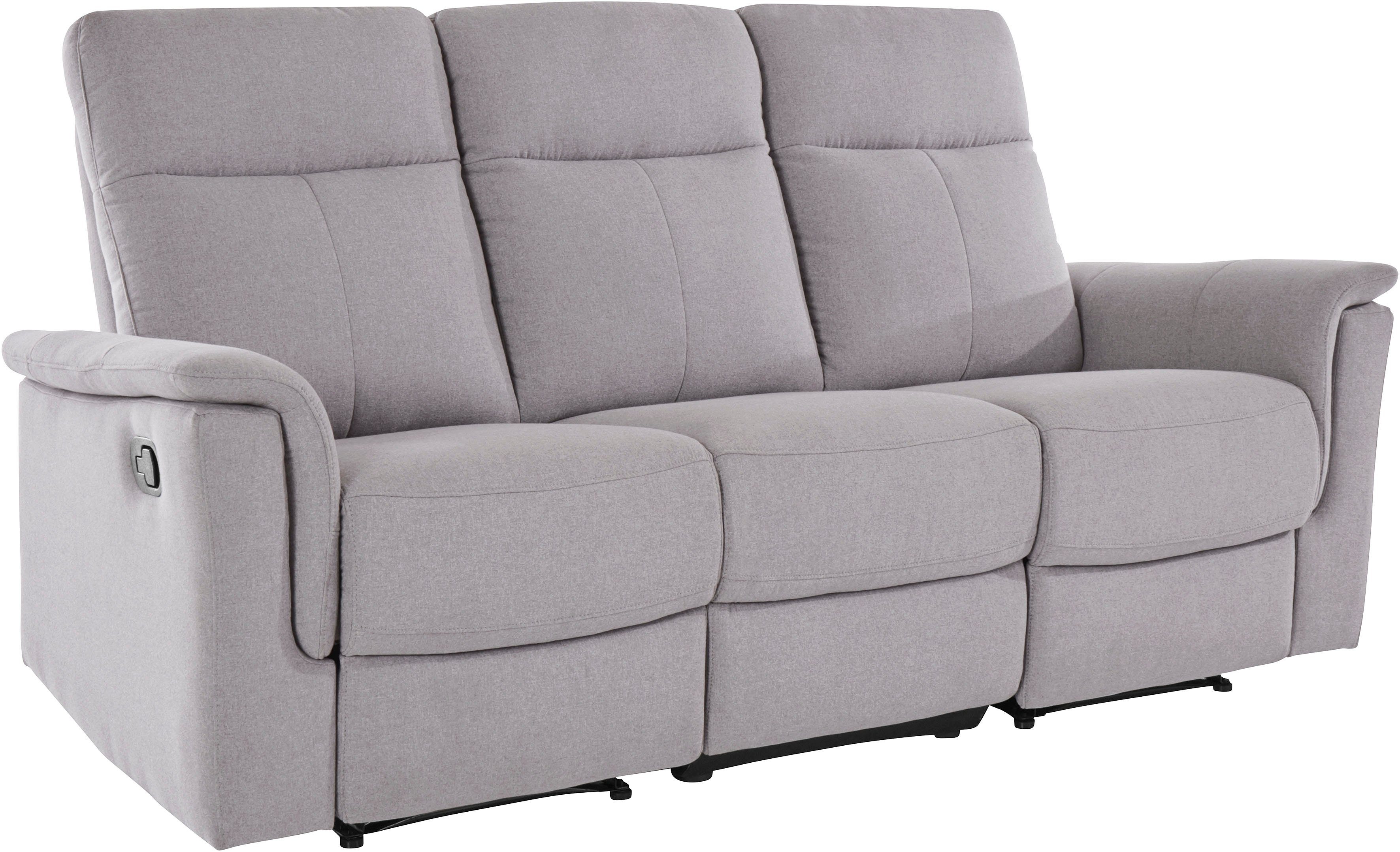 Home affaire 3-zitsbank Southbrook met handmatige en elektrische relaxfunctie
