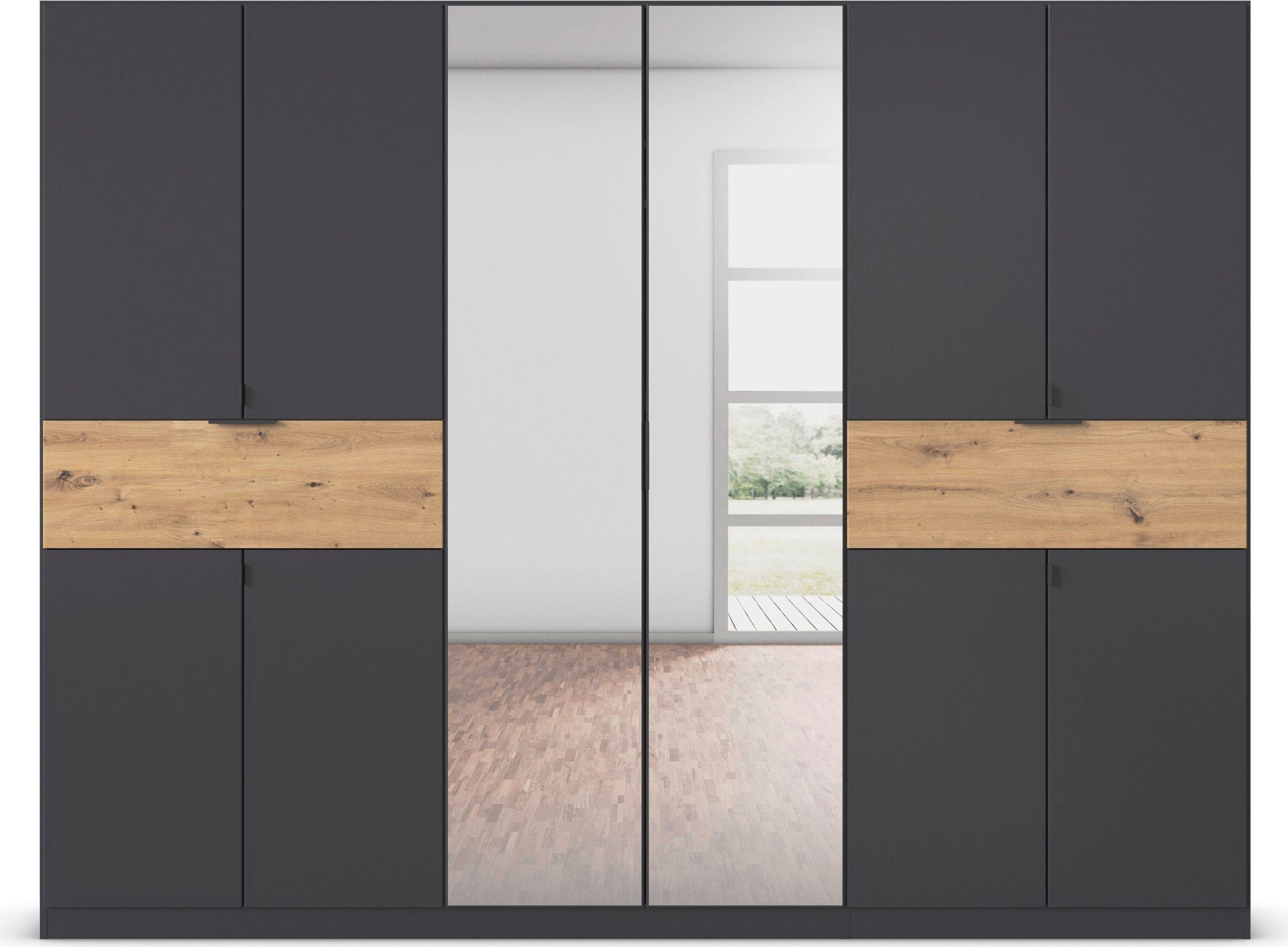 rauch Draaideurkast Kledingkast kast garderobe waskast TICAO met 2 ruime lades, veel opbergruimte made in germany