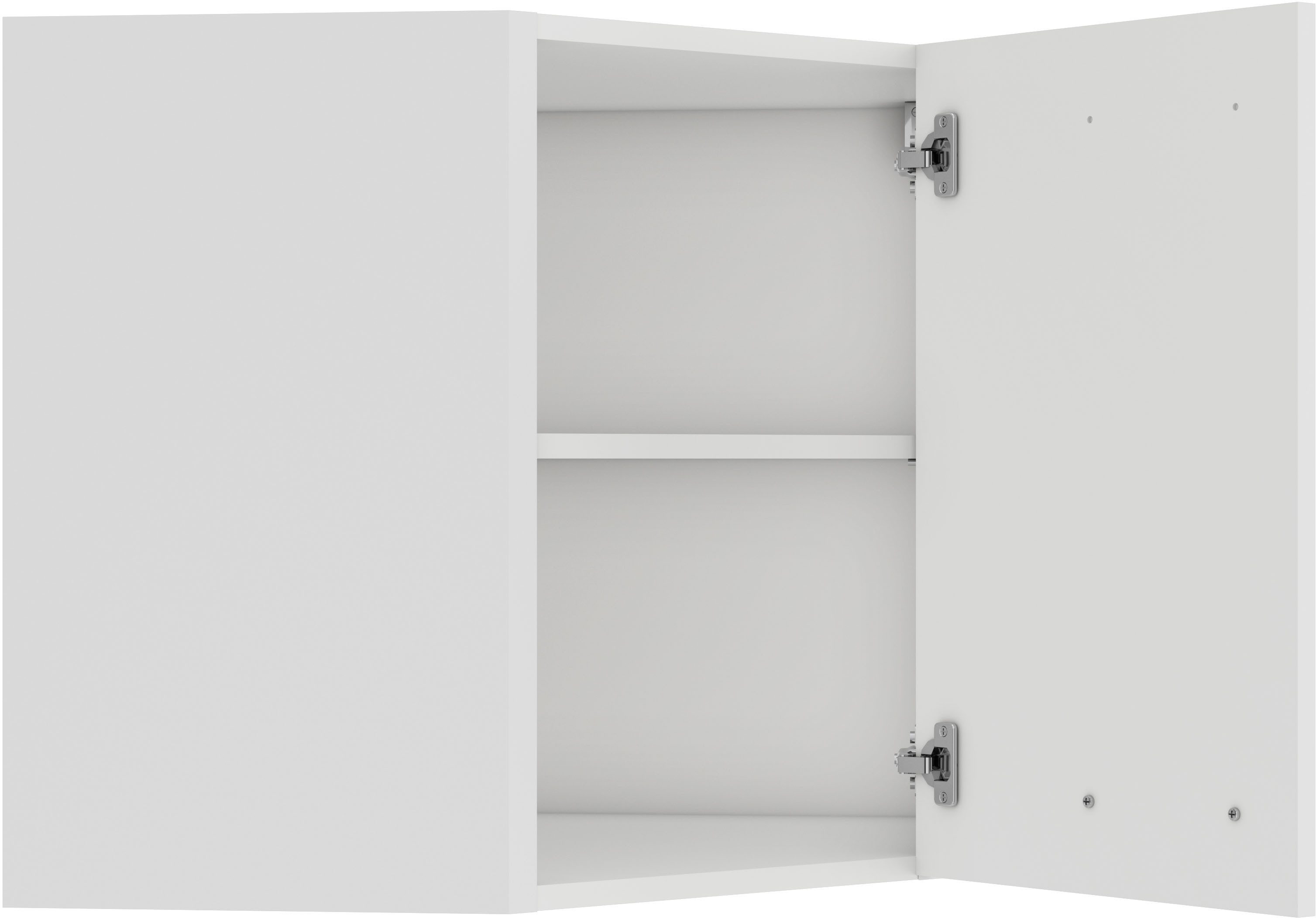 OPTIFIT Hangend hoekkastje Palma Breedte 60 x 60 cm, deuropening verwisselbaar