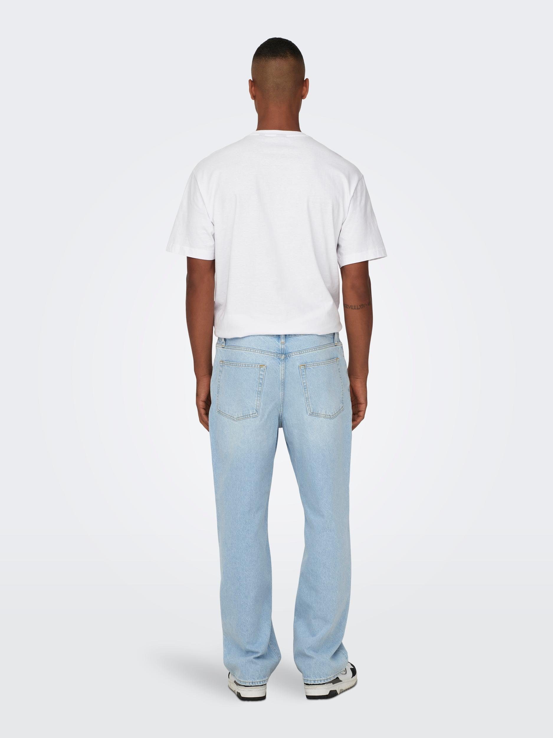 ONLY & SONS Loose fit jeans ONSFADE LOOSE WB 6778 A14 DNM NOOS