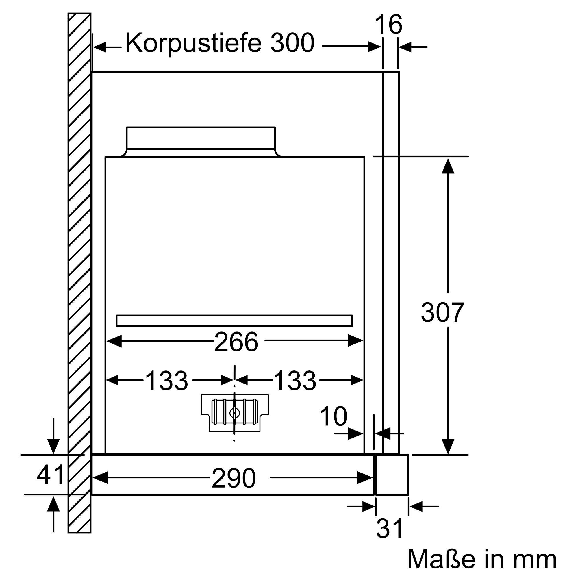 SIEMENS Vlakscherm-afzuigkap LI69SA684