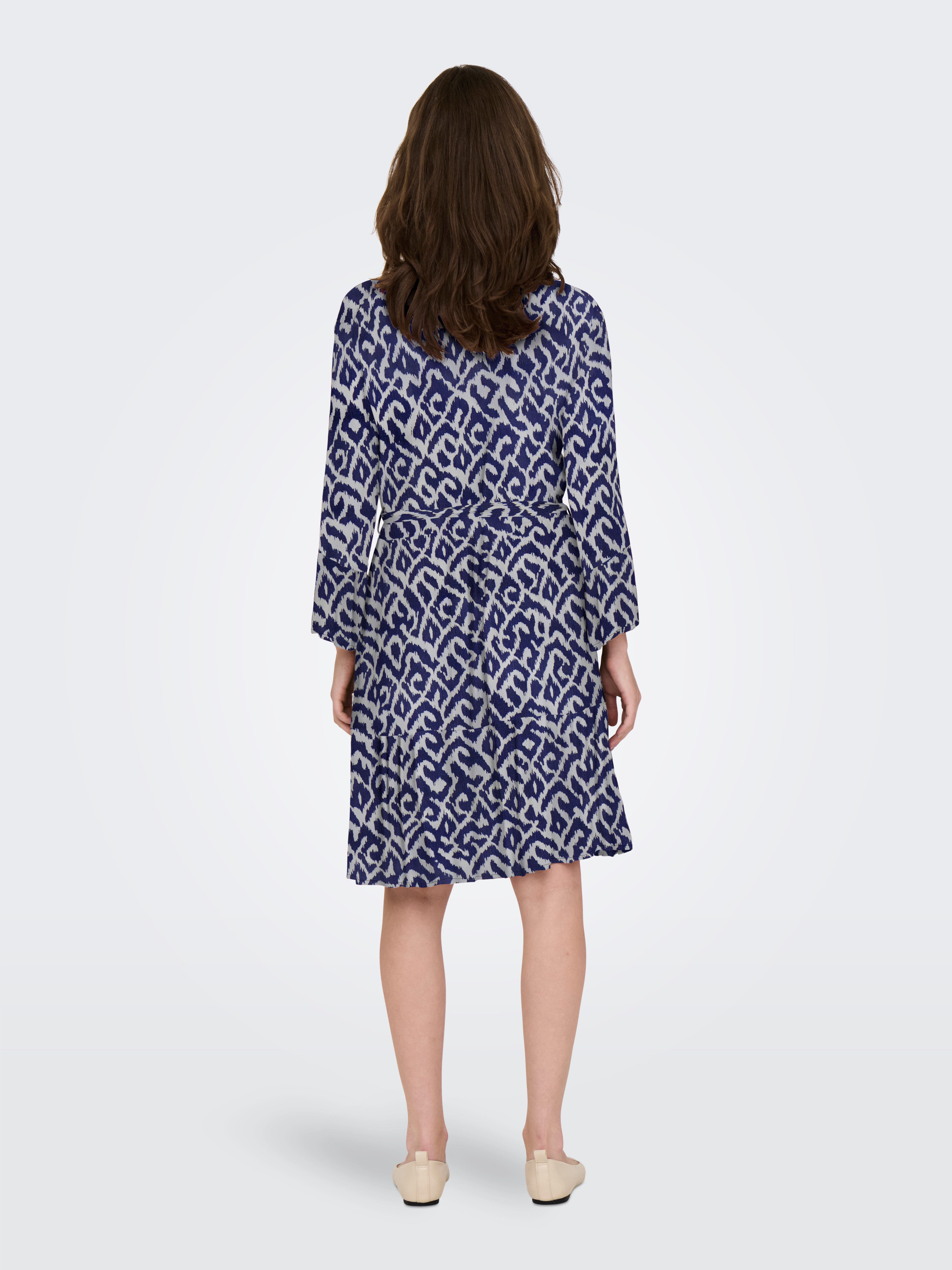 Only Blousejurk ONLCLEMMENTINE LIFE 3/4 DRESS WVN NOOS