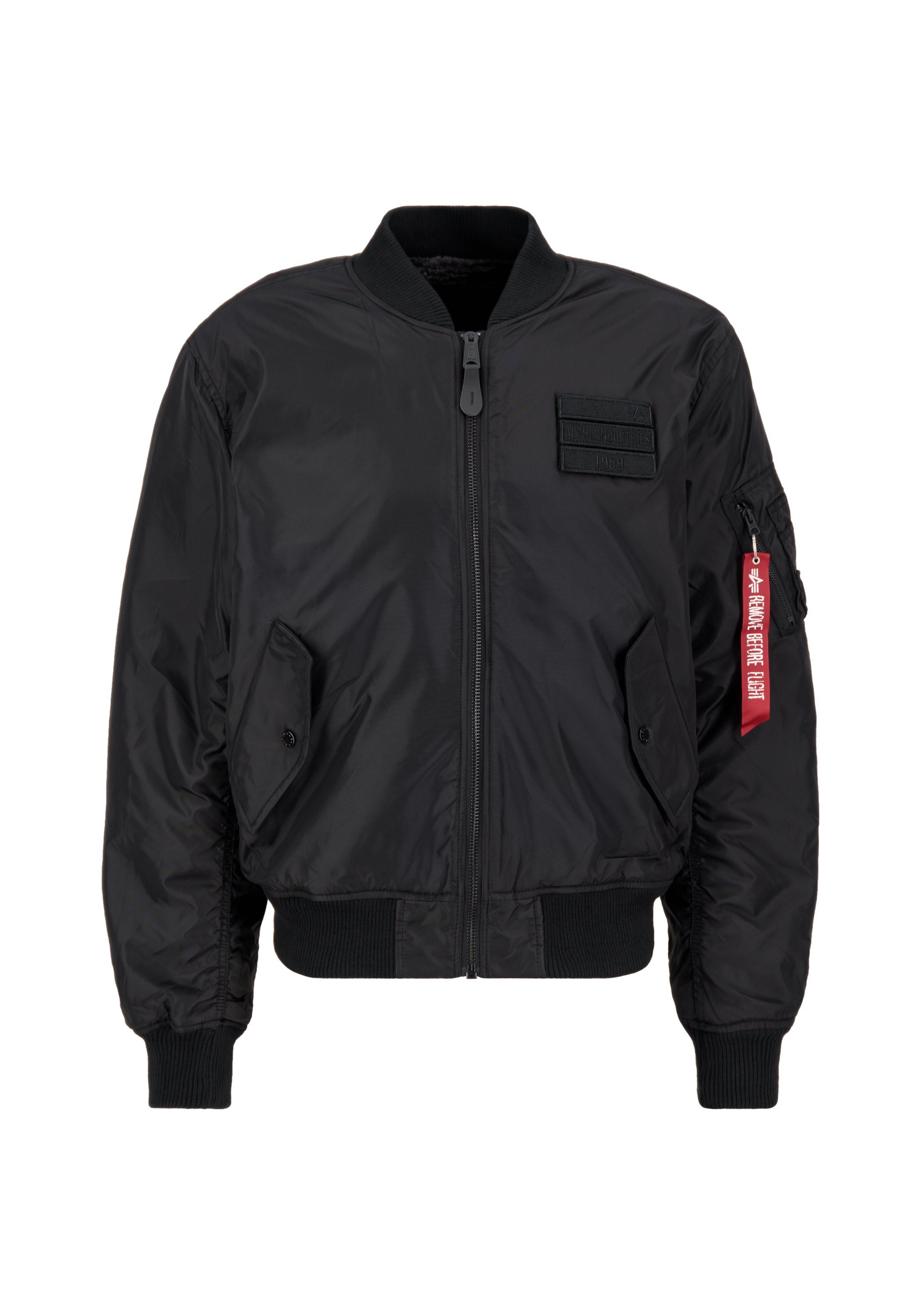 Alpha Industries Bomberjack ALPHA INDUSTRIES Men - Bomber Jackets MA-1 FLC Rev heren jassen maat 3 XL rood