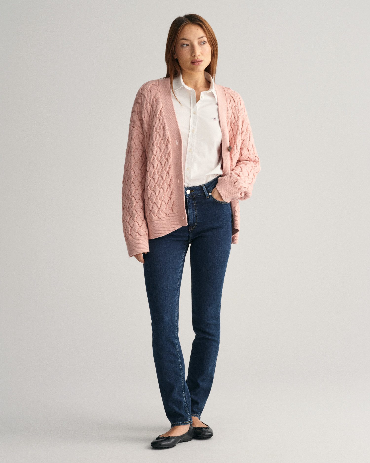 Gant Slim fit jeans SLIM SUPER STRETCH JEANS 5-pocket stijl, hoog elastisch
