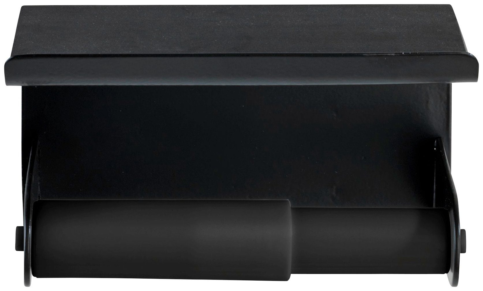 WENKO Toiletrolhouder Classic plus black (1 stuk)