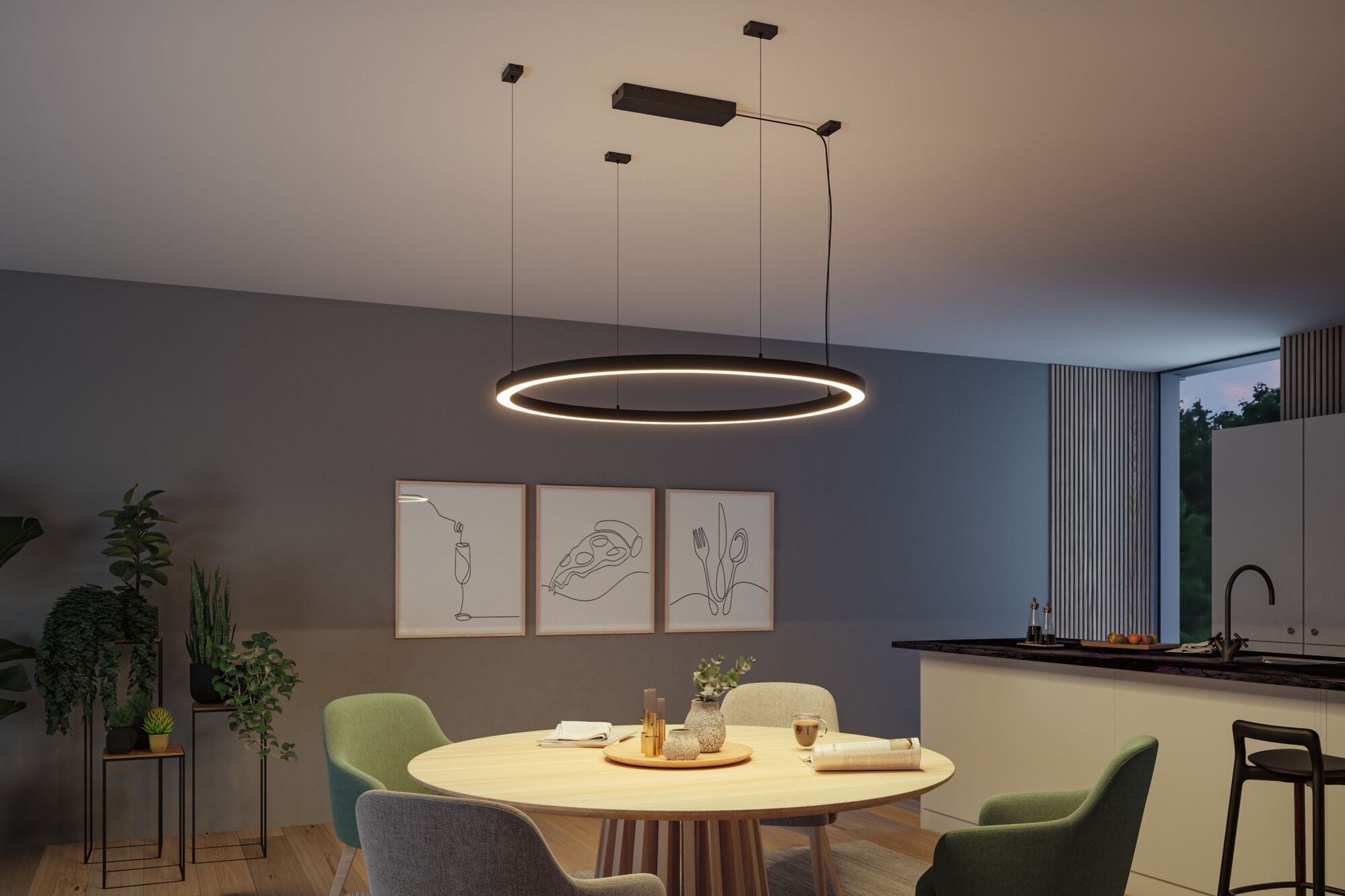Paulmann Railsysteem-lampen Linion lichtkanaal 90 ° 2x750lm 3000K (1-delig)