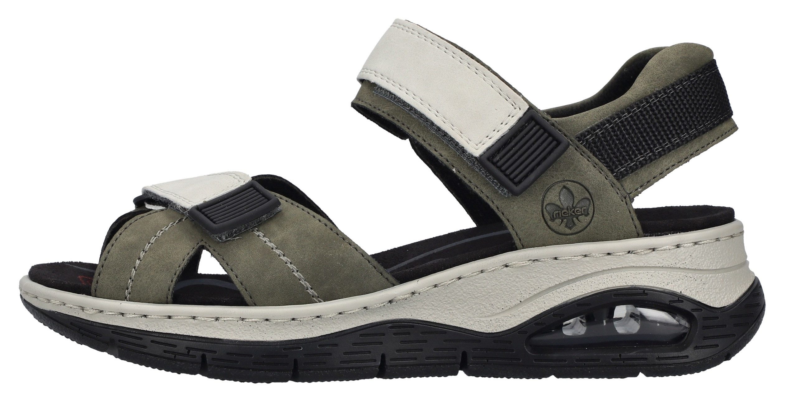 Rieker Trekkingsandalen Buitensandalen, zomerschoenen, klittenbandschoenen met Rieker Air-functie