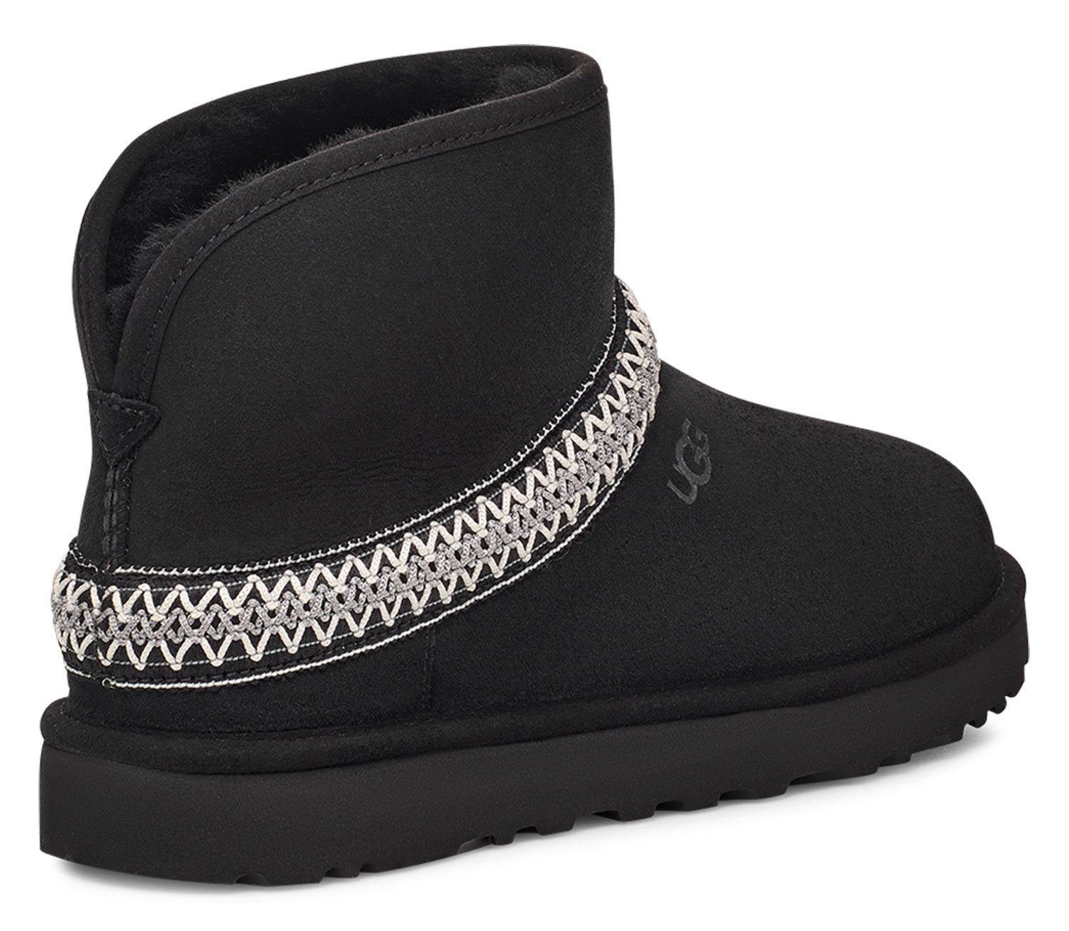 UGG Boots zonder sluiting CLASSIC MINI CRESCENT , winterlaarzen, snowboots met knusse binnenvoering