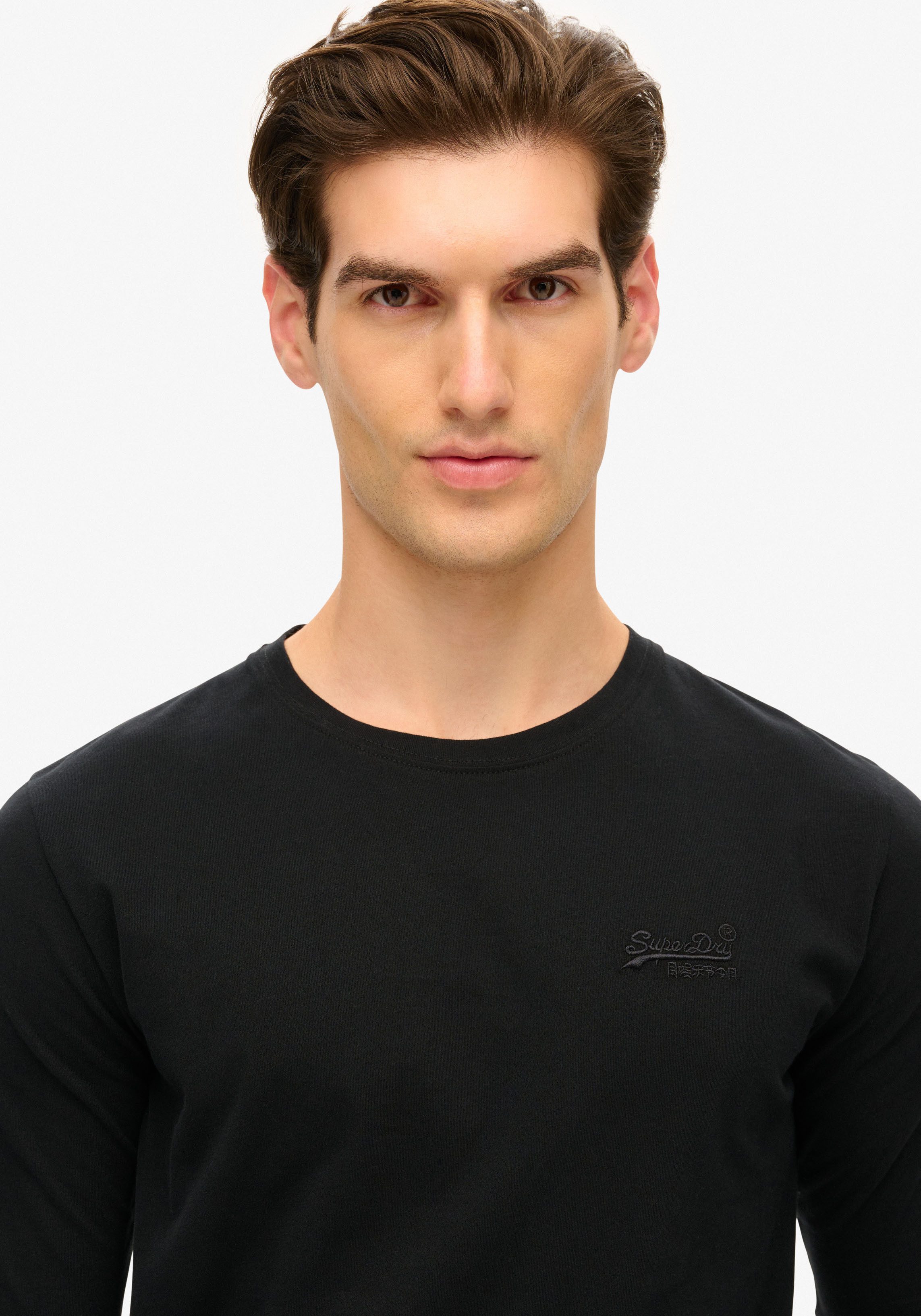 Superdry Shirt met lange mouwen ESSENTIAL LOGO LONG SLEEVE TOP