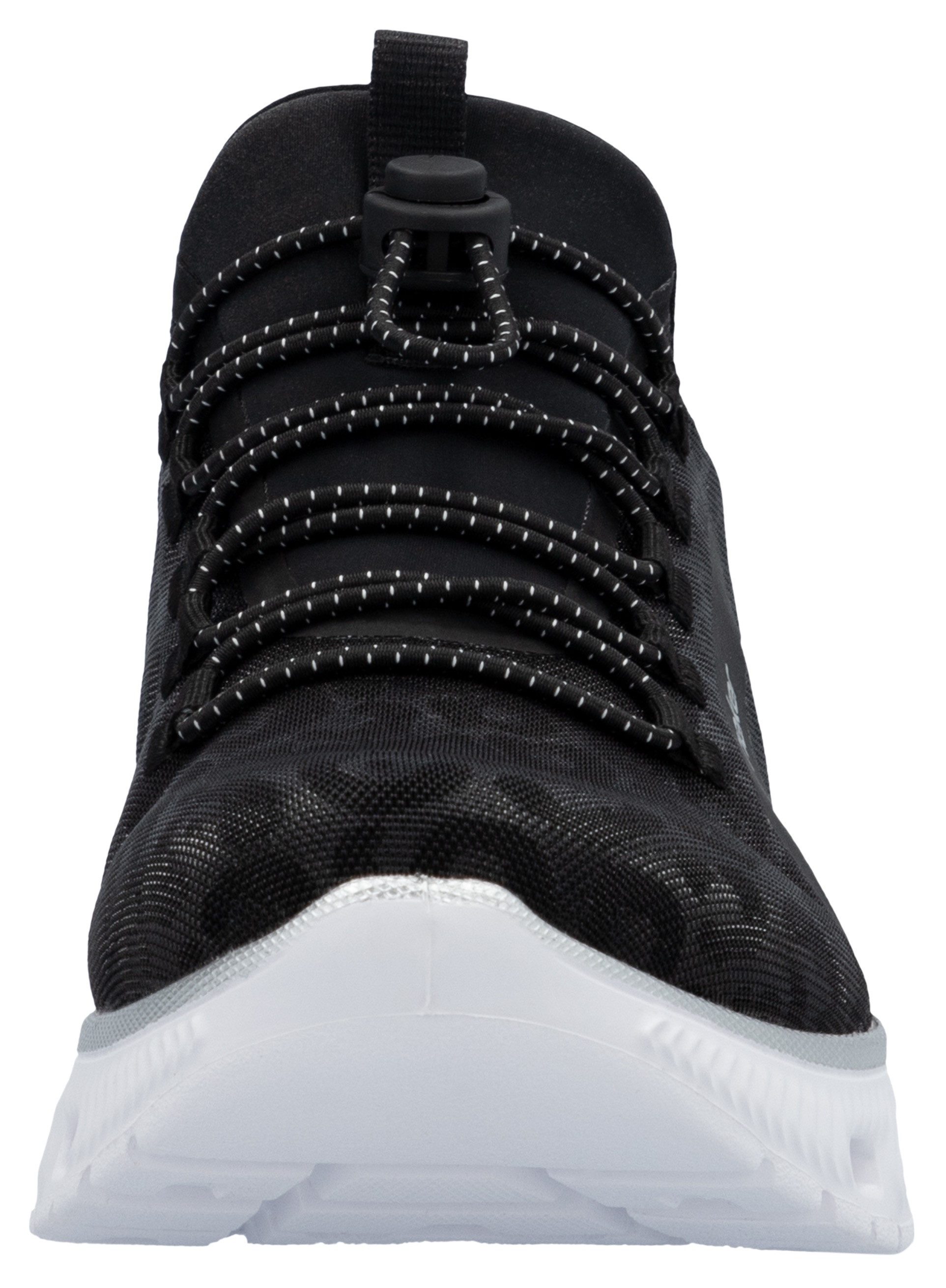 RIEKER Sport Slip-on sneakers , vrijetijdssneaker, instapschoen in leeuw-look, met memosoft binnenzool