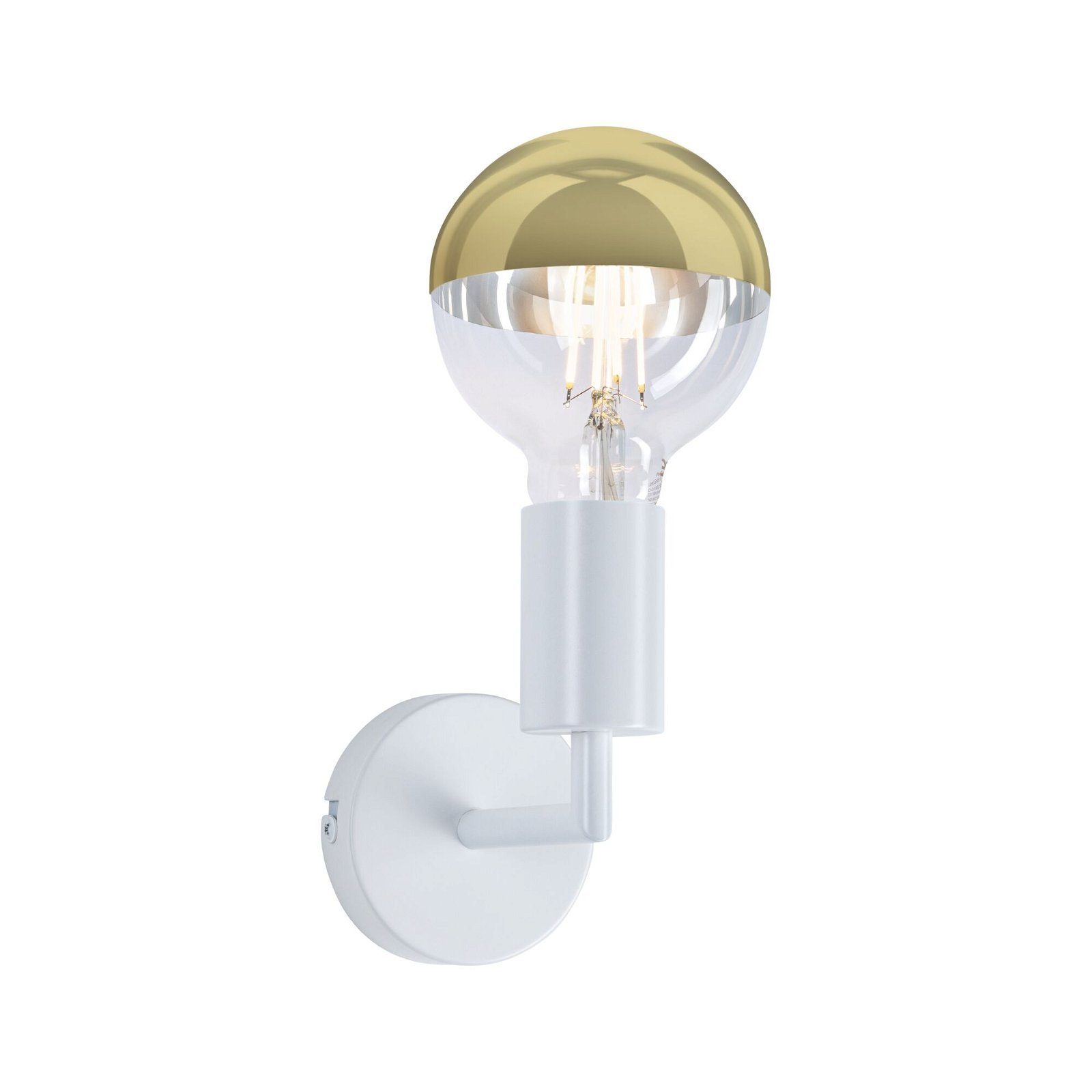 Paulmann Wandlamp Ravi IP44 max 1x60W 230V Metaal (1 stuk) plafondlampen wit