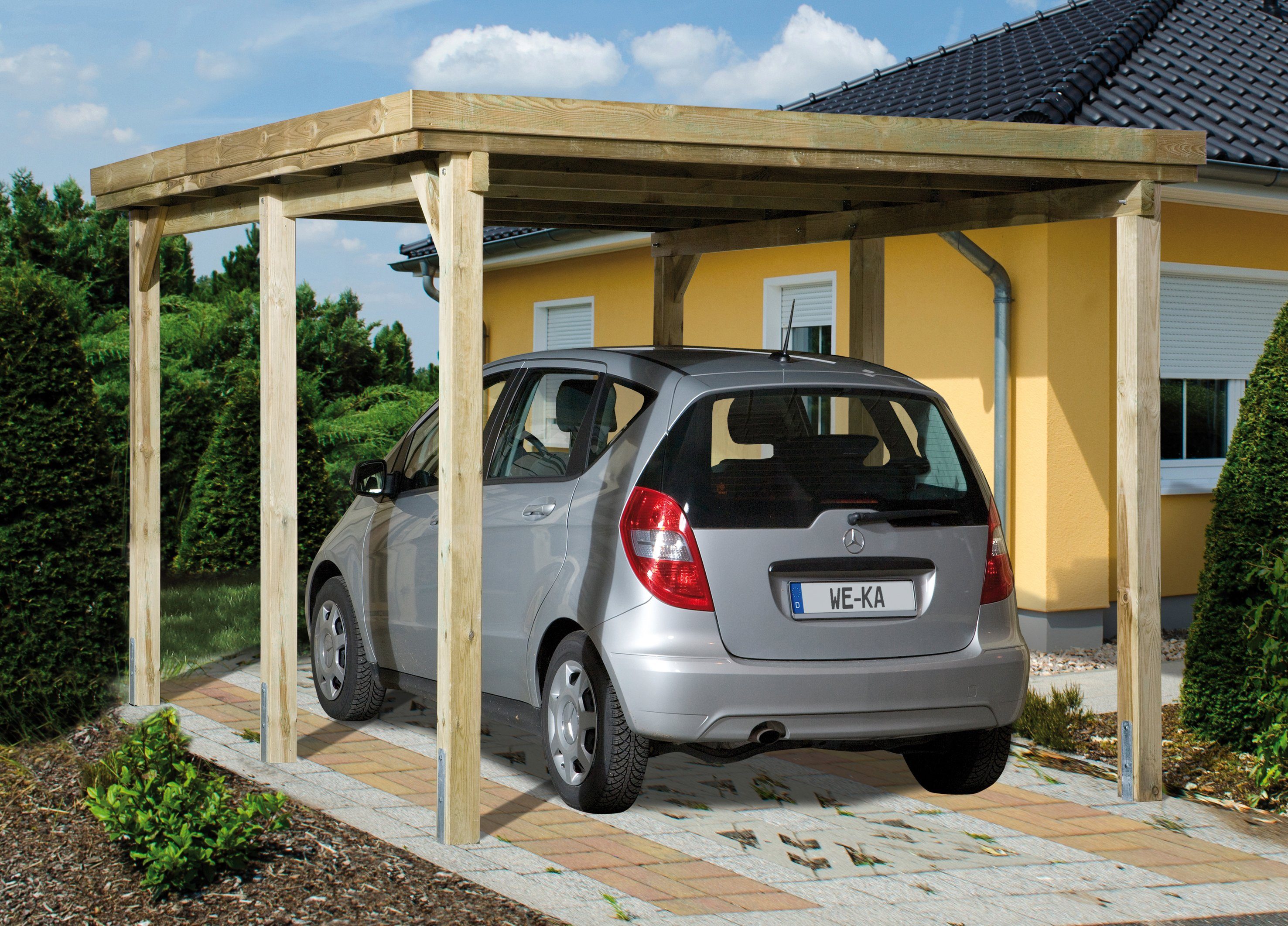 weka Enkele carport Optima 1