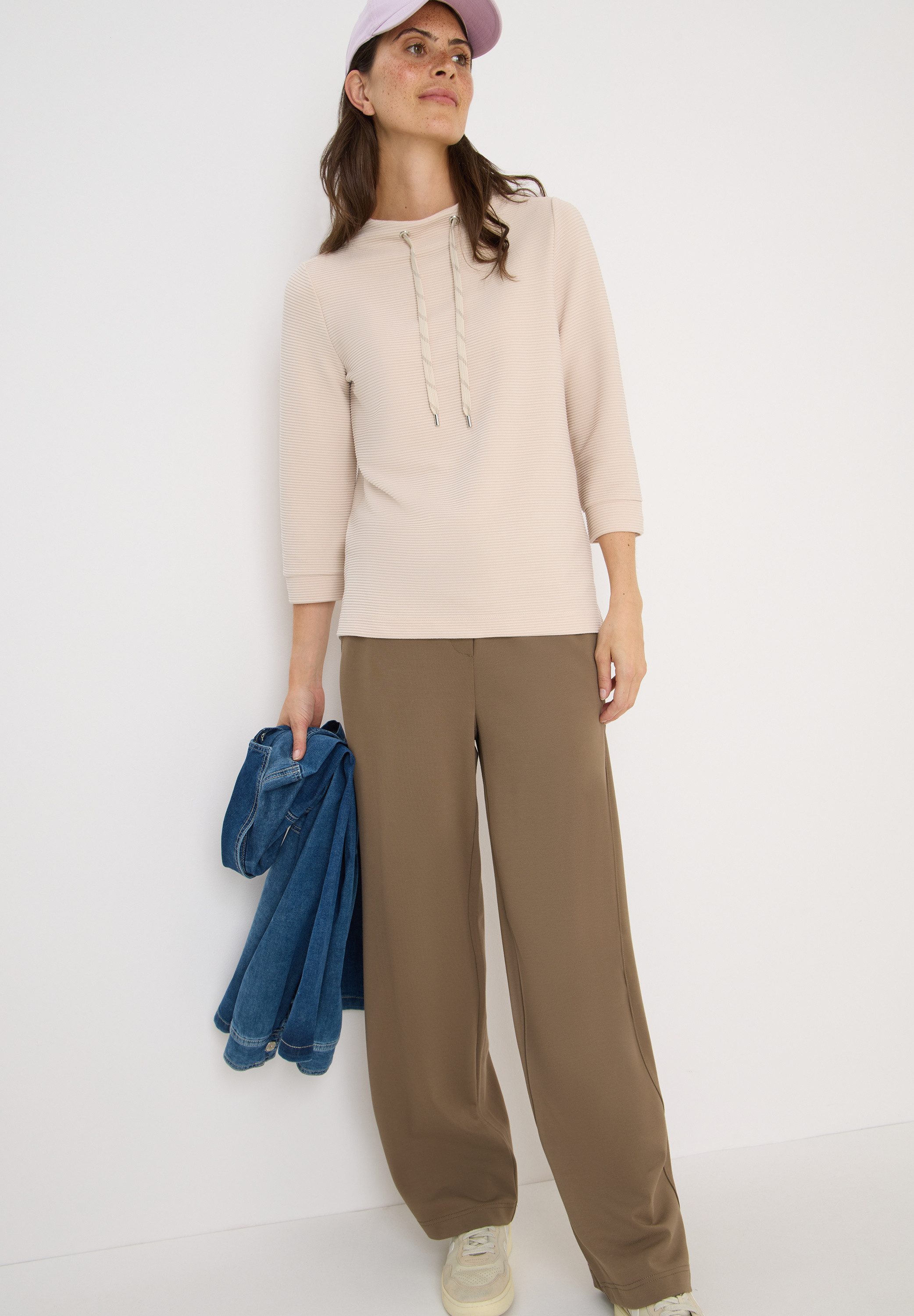 Cecil Sweatshirt met 3/4-mouwen