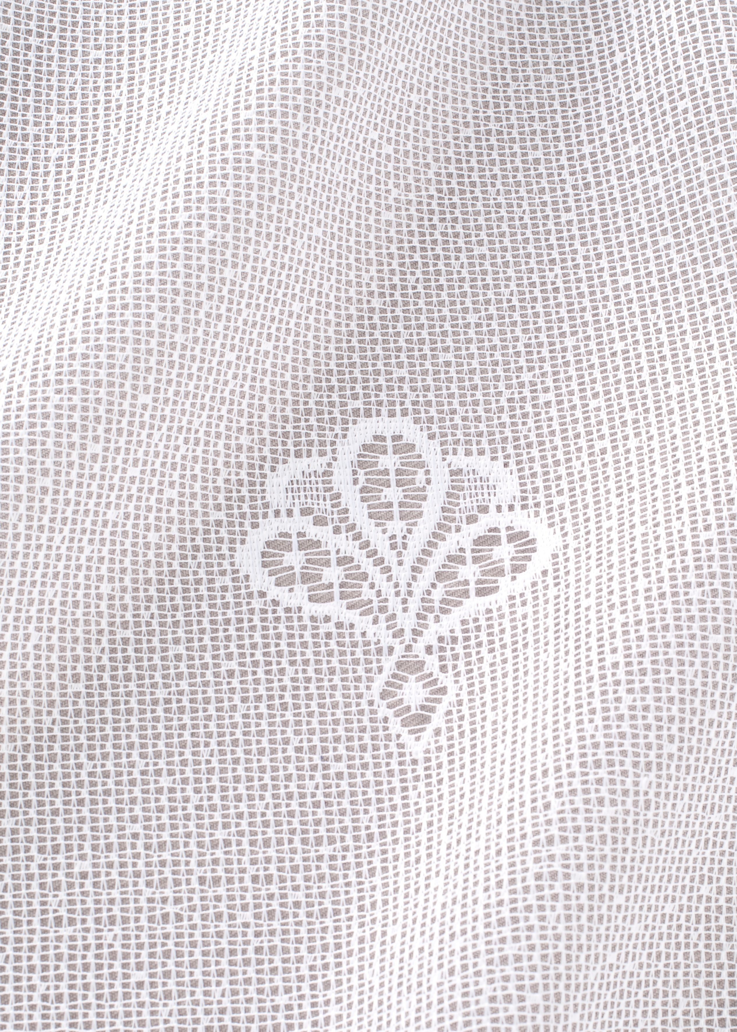 Weckbrodt Gordijn Aletta Jacquard, gestructureerd, halfdoorzichtig, allover, motief, bies, store (1 stuk)