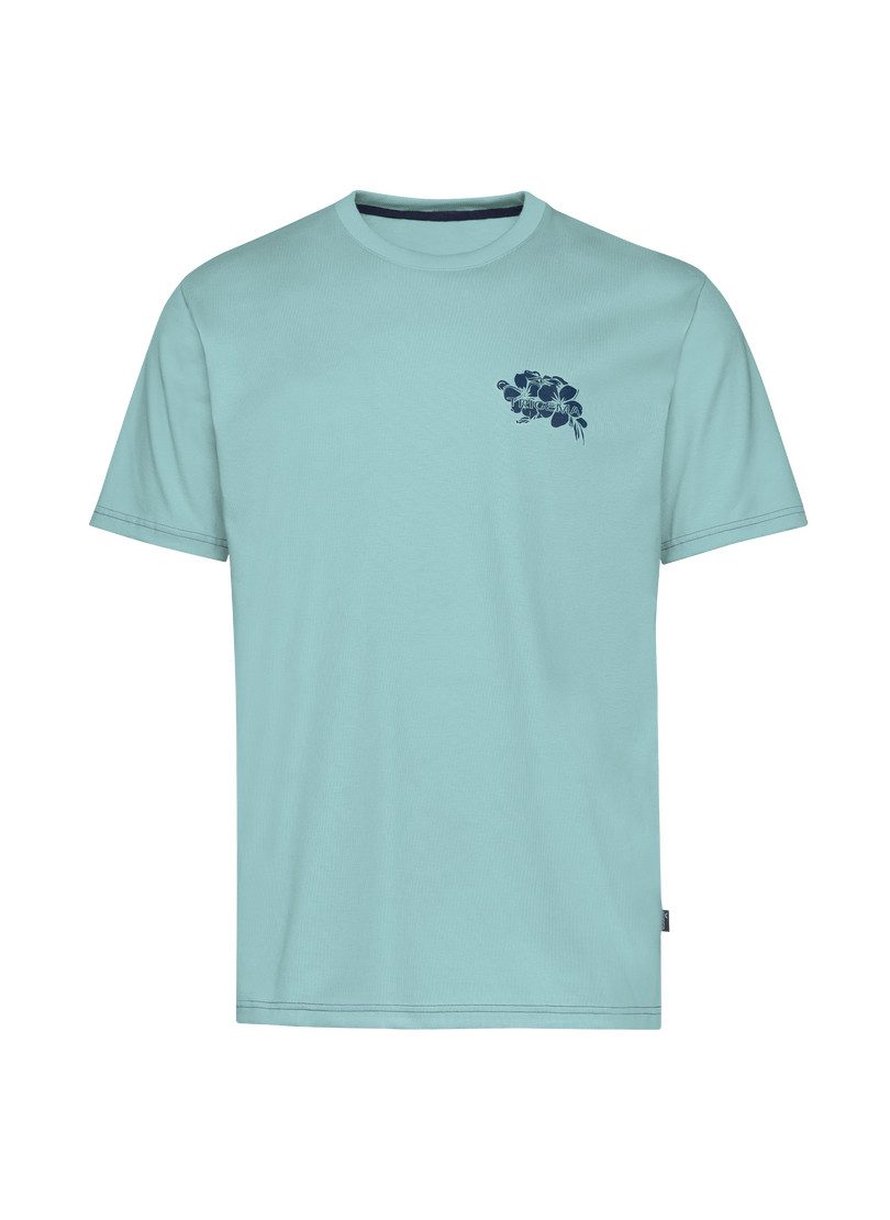 Trigema T-shirt TRIGEMA T-shirt met grote achterkant-print (1-delig)