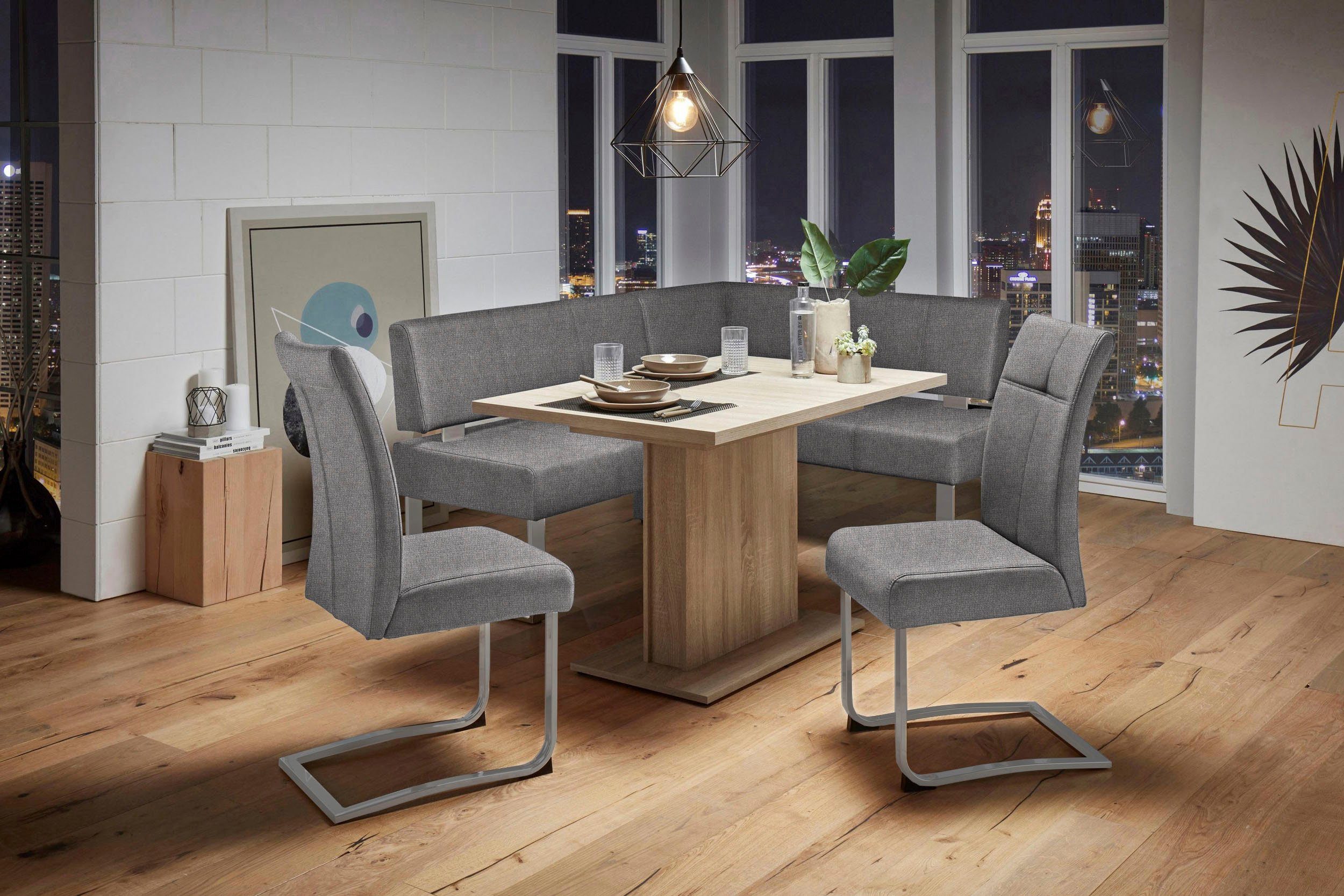 Home affaire Vrijdragende stoel RAB Bekleding in verschillende kwaliteiten, maximaal vermogen 120 kg (set, 2 stuks)