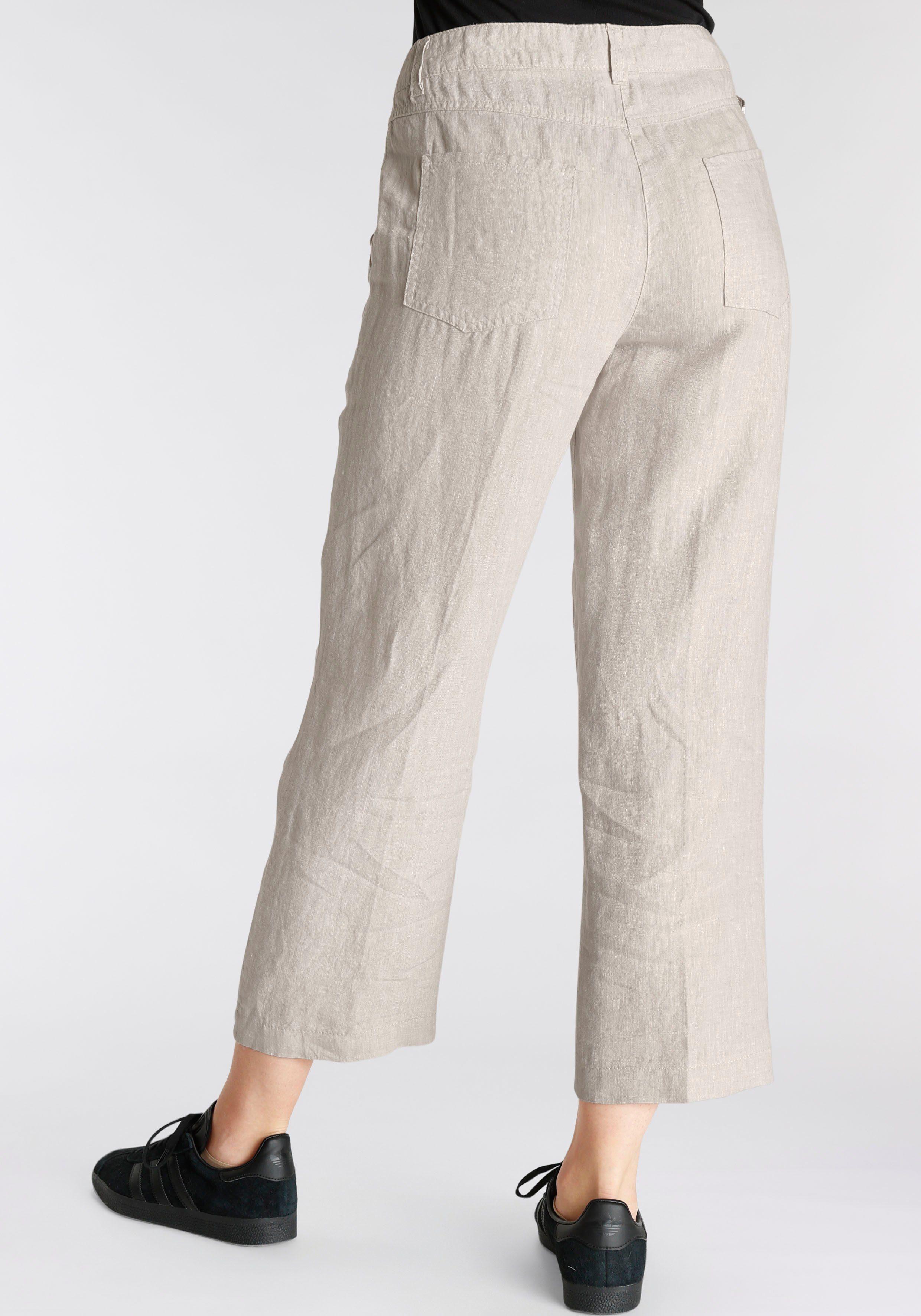 MAC Linnen broek NORA cropped temperatuurregulerend en aangenaam op de huid
