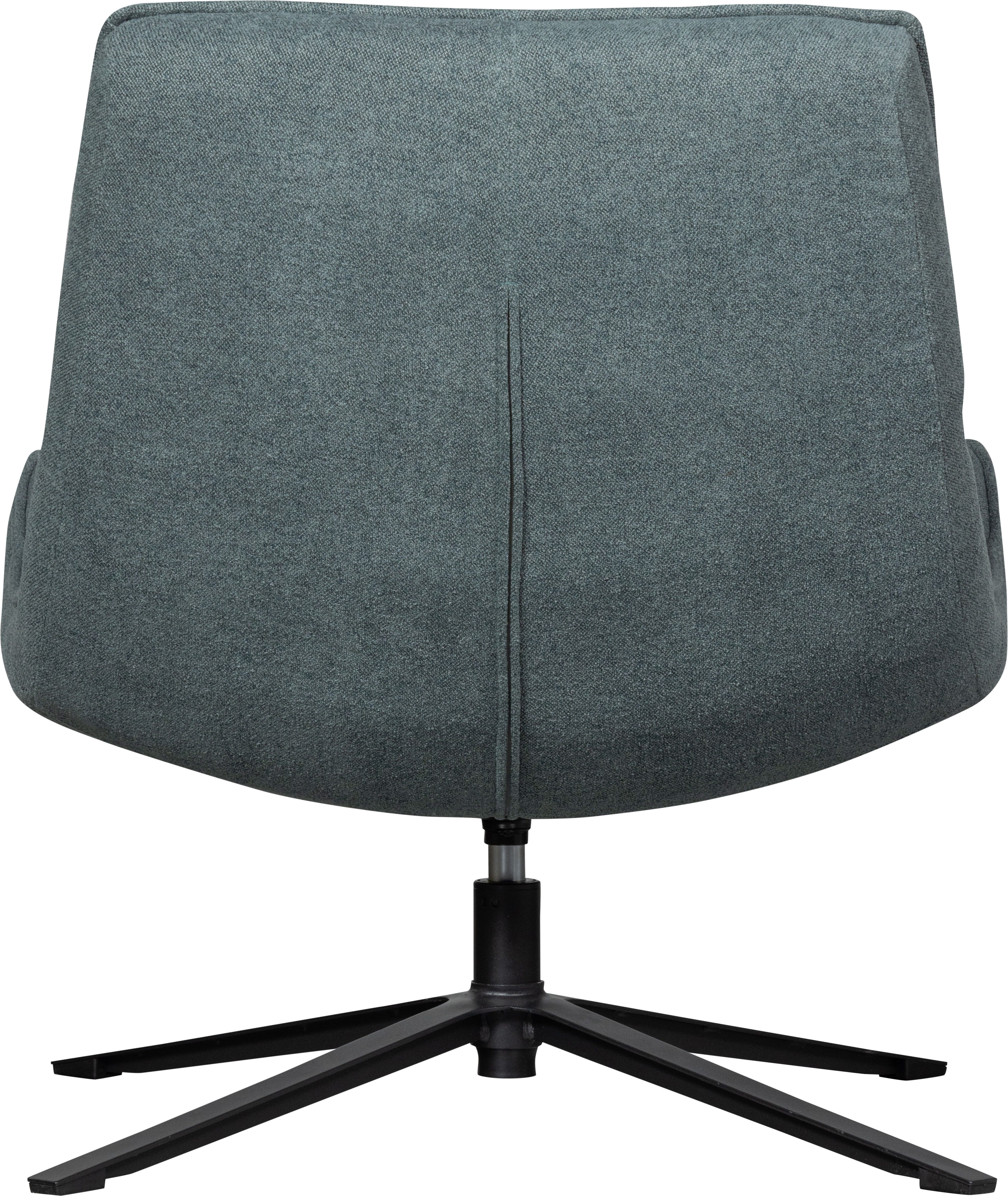 WOOOD Draaibare fauteuil Maudi Metalen frame, gepolsterd met geweven stof, H 84 cm x B 74 cm
