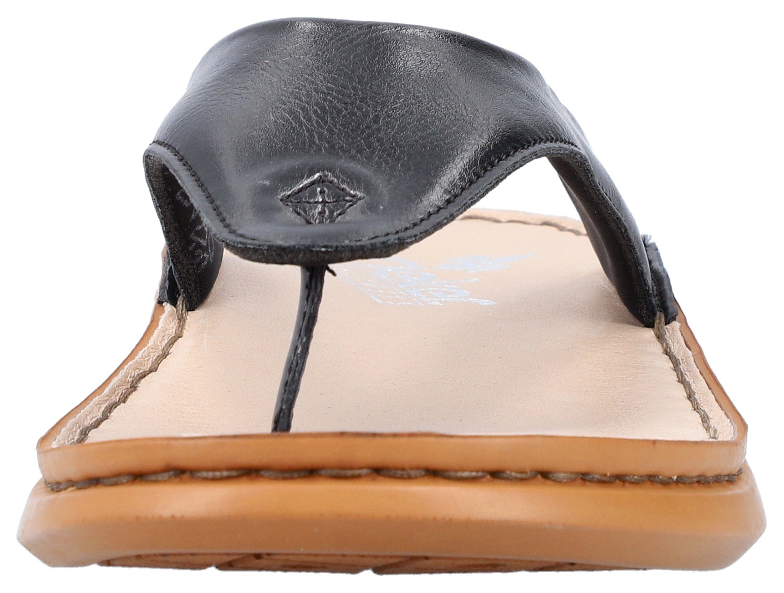 Rieker Teenslippers zomerschoen, slippers met tussenstuk voor de tenen
