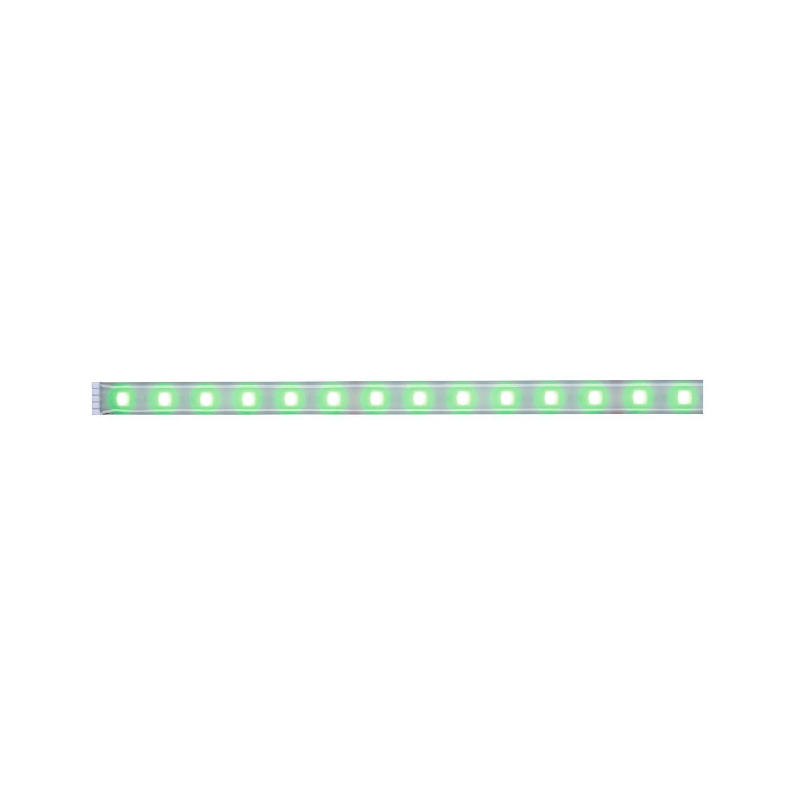 Paulmann Led-strepen MaxLED 500 Strip 1m IP44 Cover 3000K 12W 24V zilverkleur Kunststof (1 stuk)