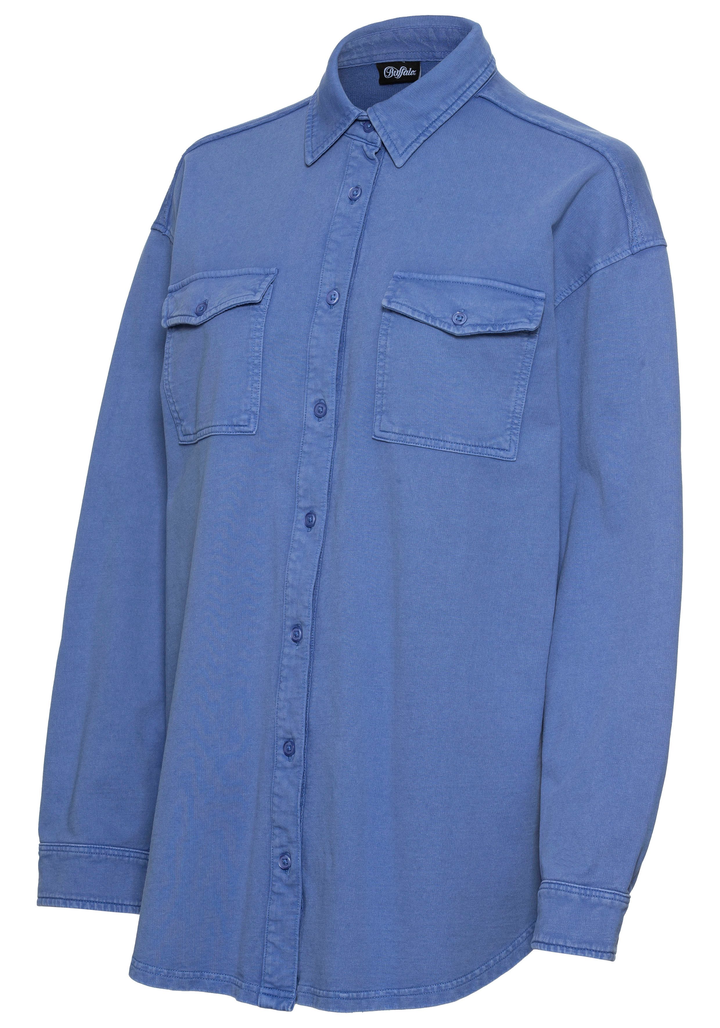 Buffalo Shirt -Shirt - Loungehemd - Lounget-shirt in used-look, loungewear