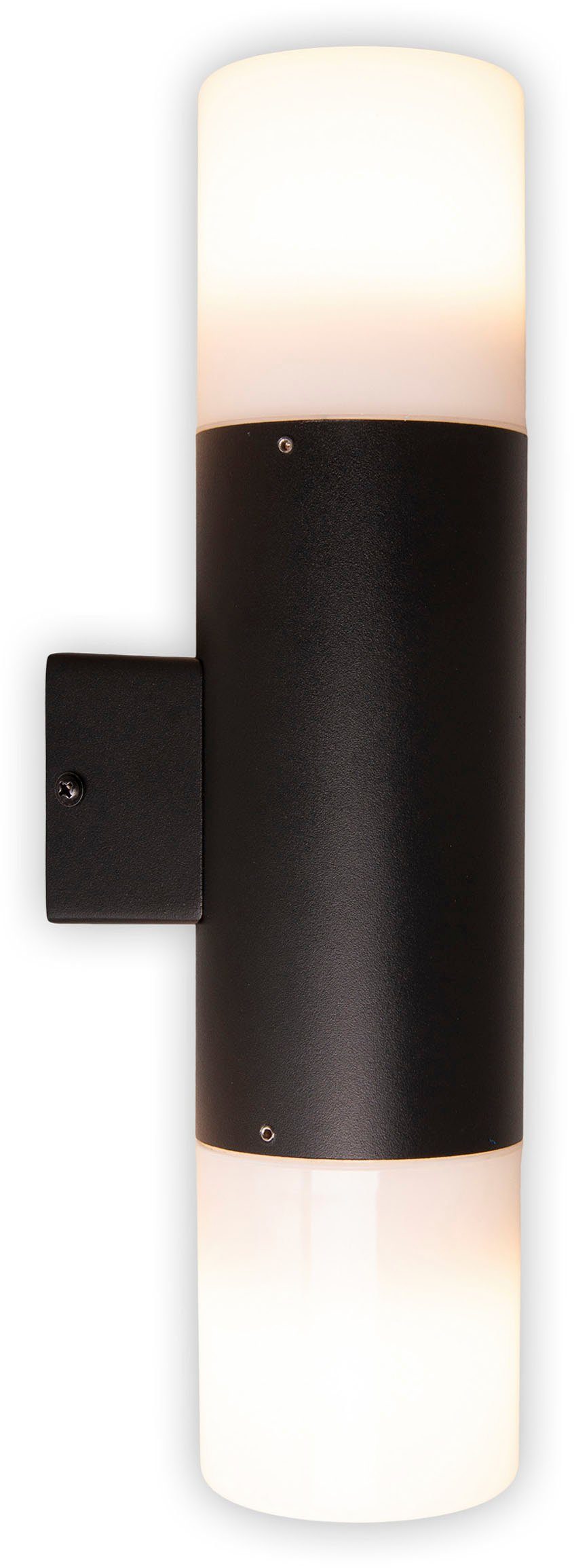 näve Wandlamp voor buiten Torcia Aluminium zwart 2 x E27 excl. lampen IP44 (1 stuk)