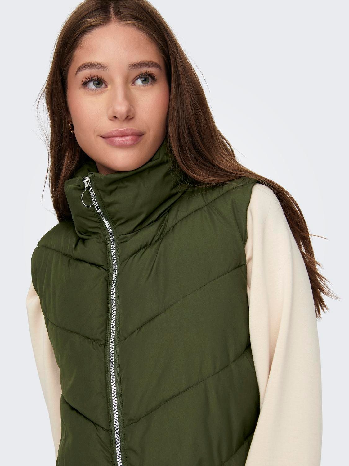 JDY Bodywarmer JDYFINNO LONG PADDED WAISTCOAT NEW NOOS