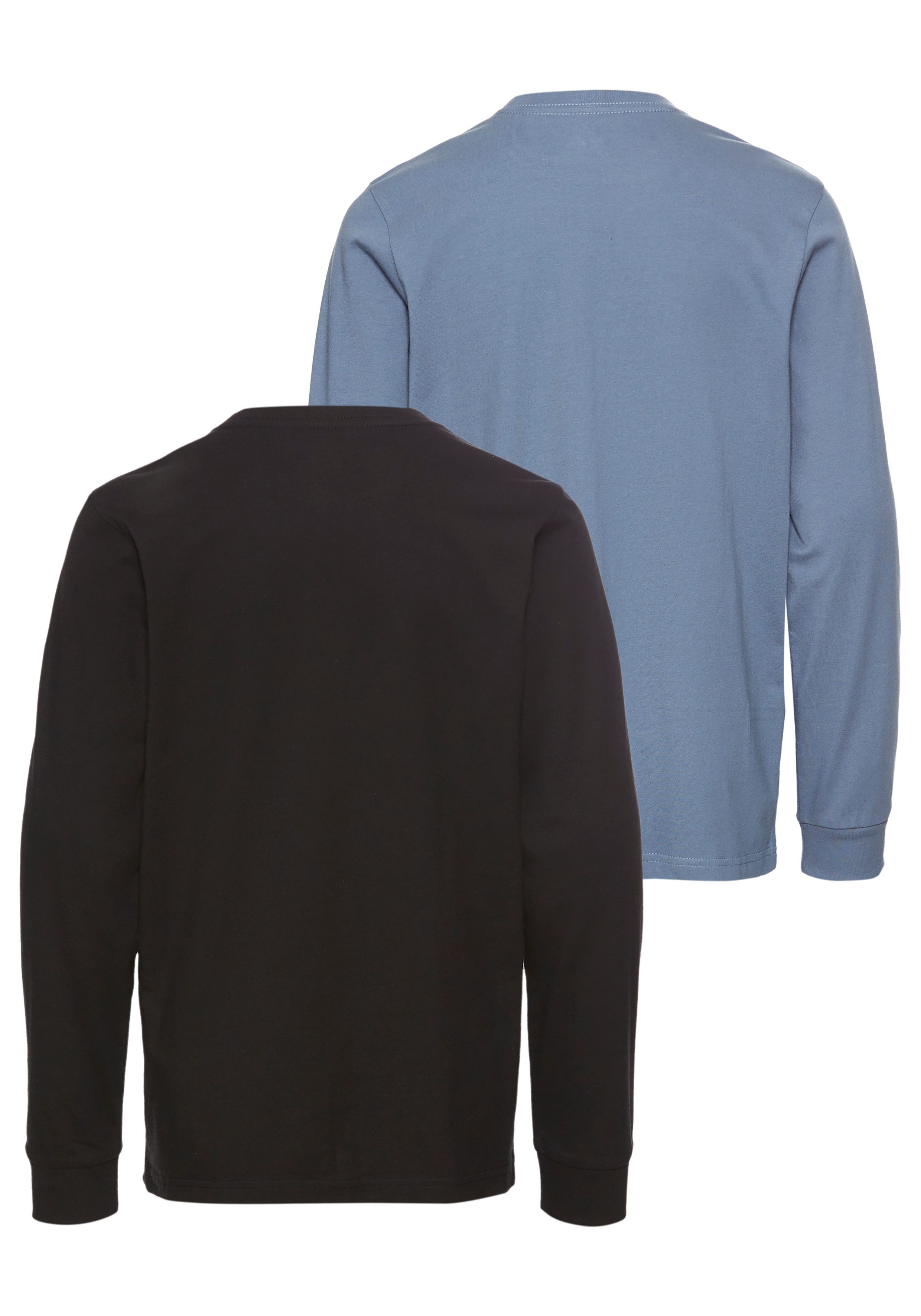 Quiksilver Shirt met lange mouwen RUGGED AROUND LS PACK YOUTH (2-delig, Set van 2)