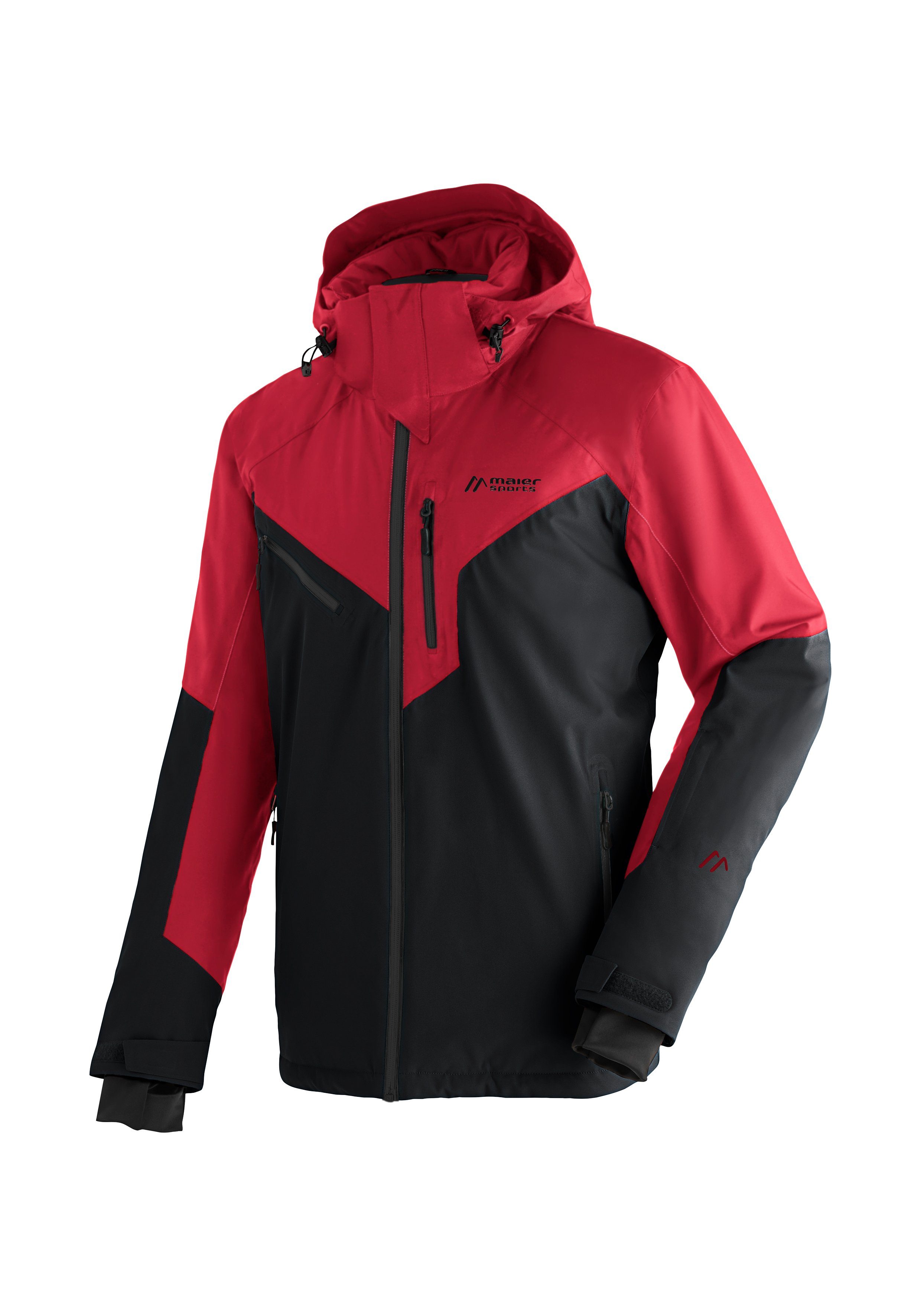 Maier Sports Ski-jack Pajares Heren winterjas, wind- en waterdicht, 4 ritszakken, regular fit heren windbreakers maat 58 zwart