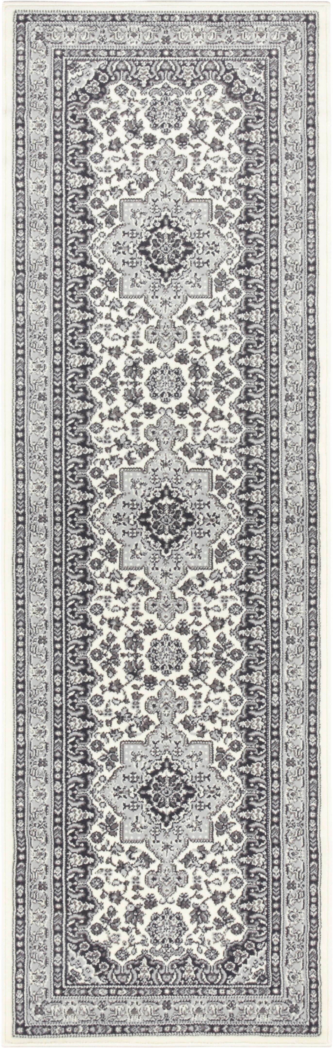 NOURISTAN Vloerkleed Parun Täbriz Kortpolig, orient, loper, vintage, eetkamer, woonkamer, gang