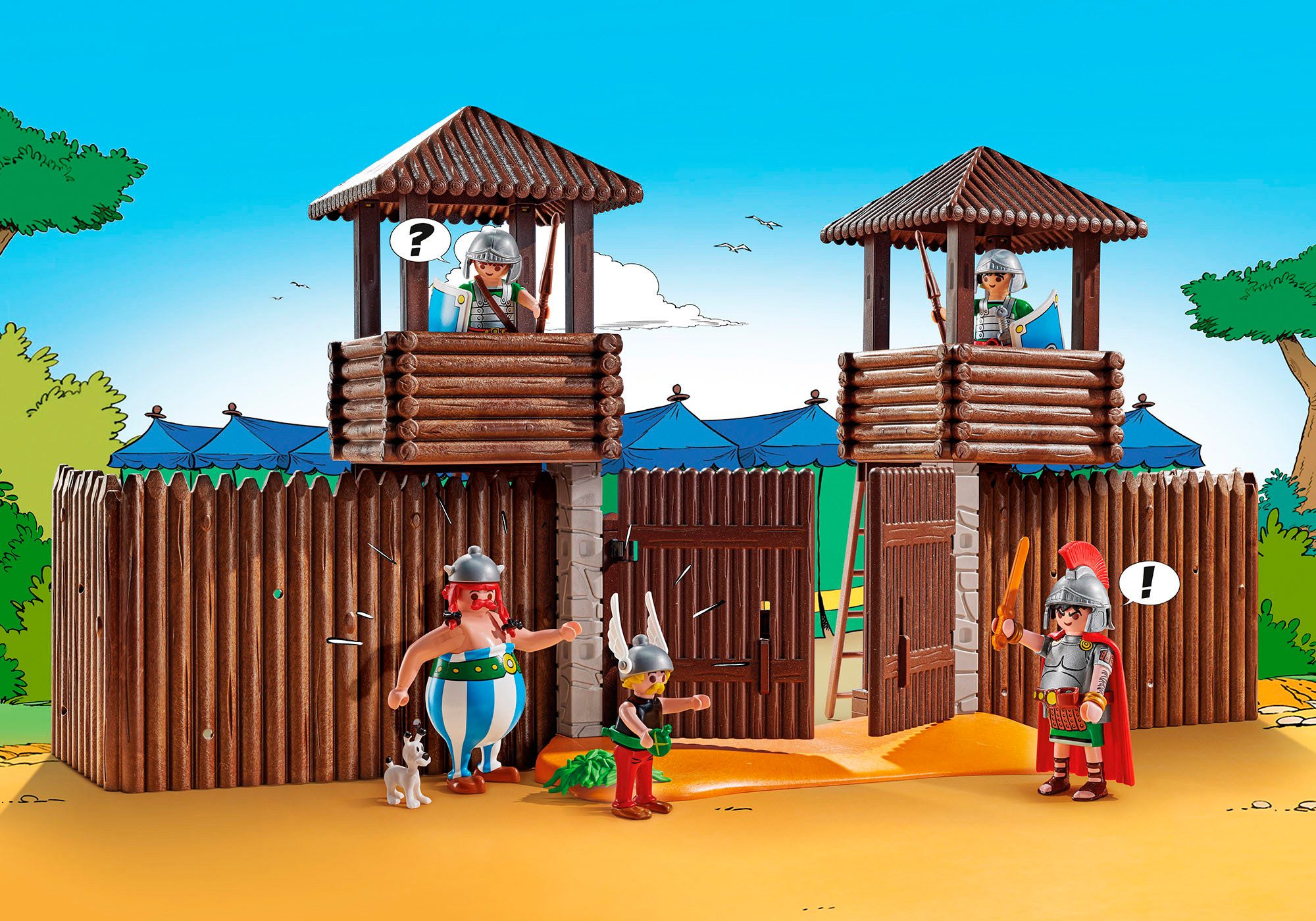 Playmobil® Constructie-speelset Romeins kamp (71542), Asterix (181-delig)