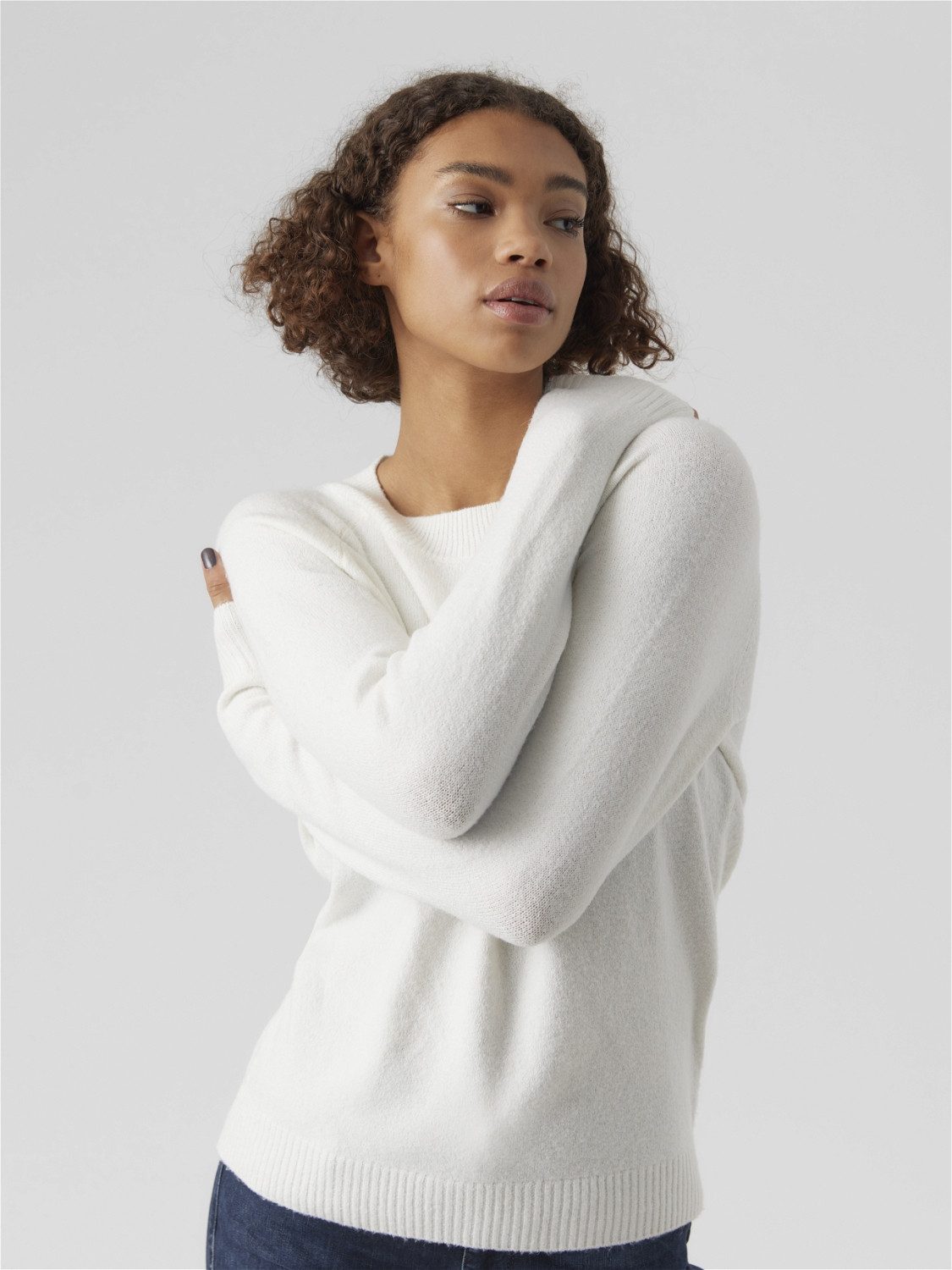 Vero Moda Trui met ronde hals VMDOFFY LS O-NECK BLOUSE GA NOOS