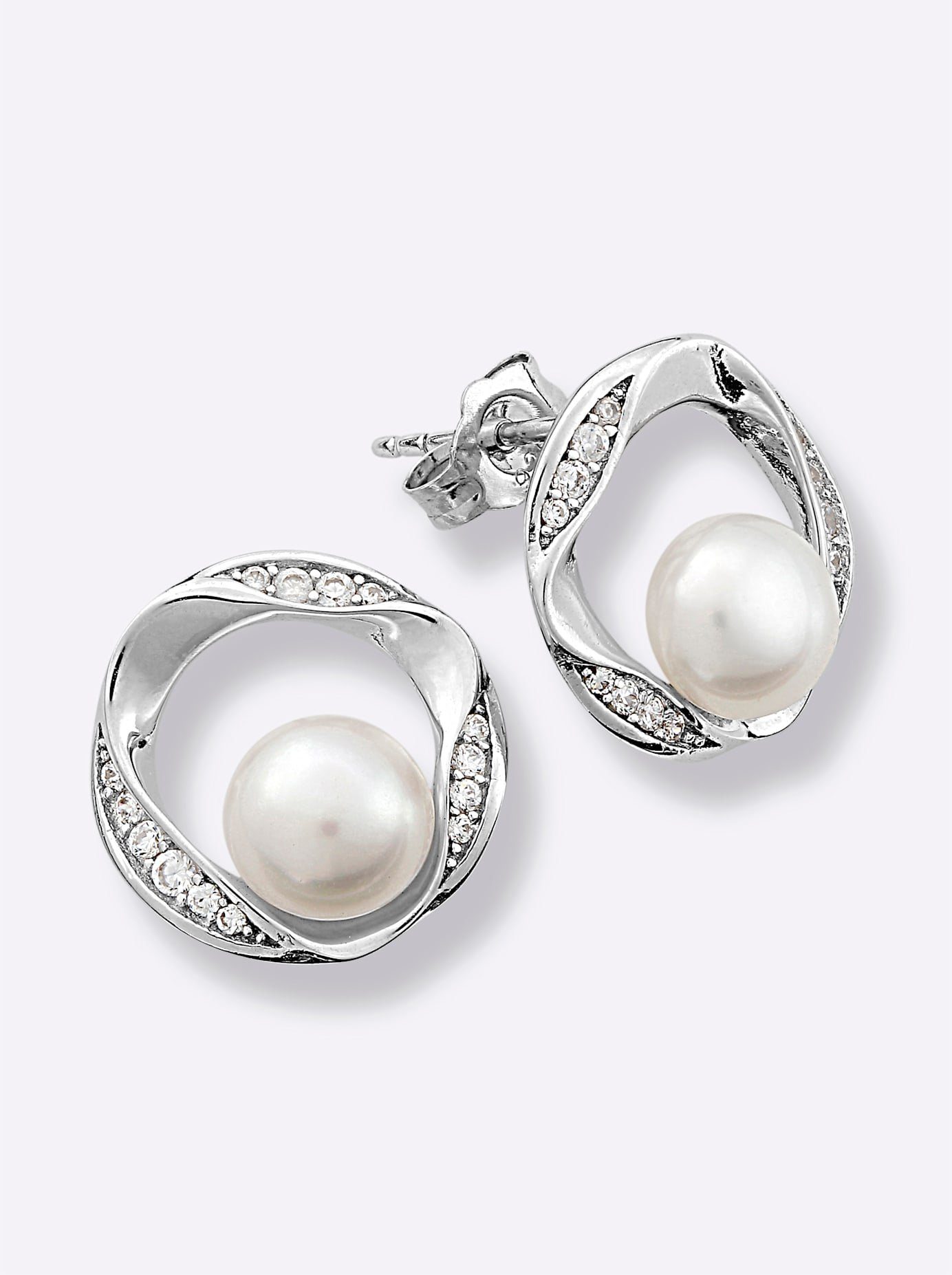 Lady Oorstekers dames oorbellen zilver(kleur)