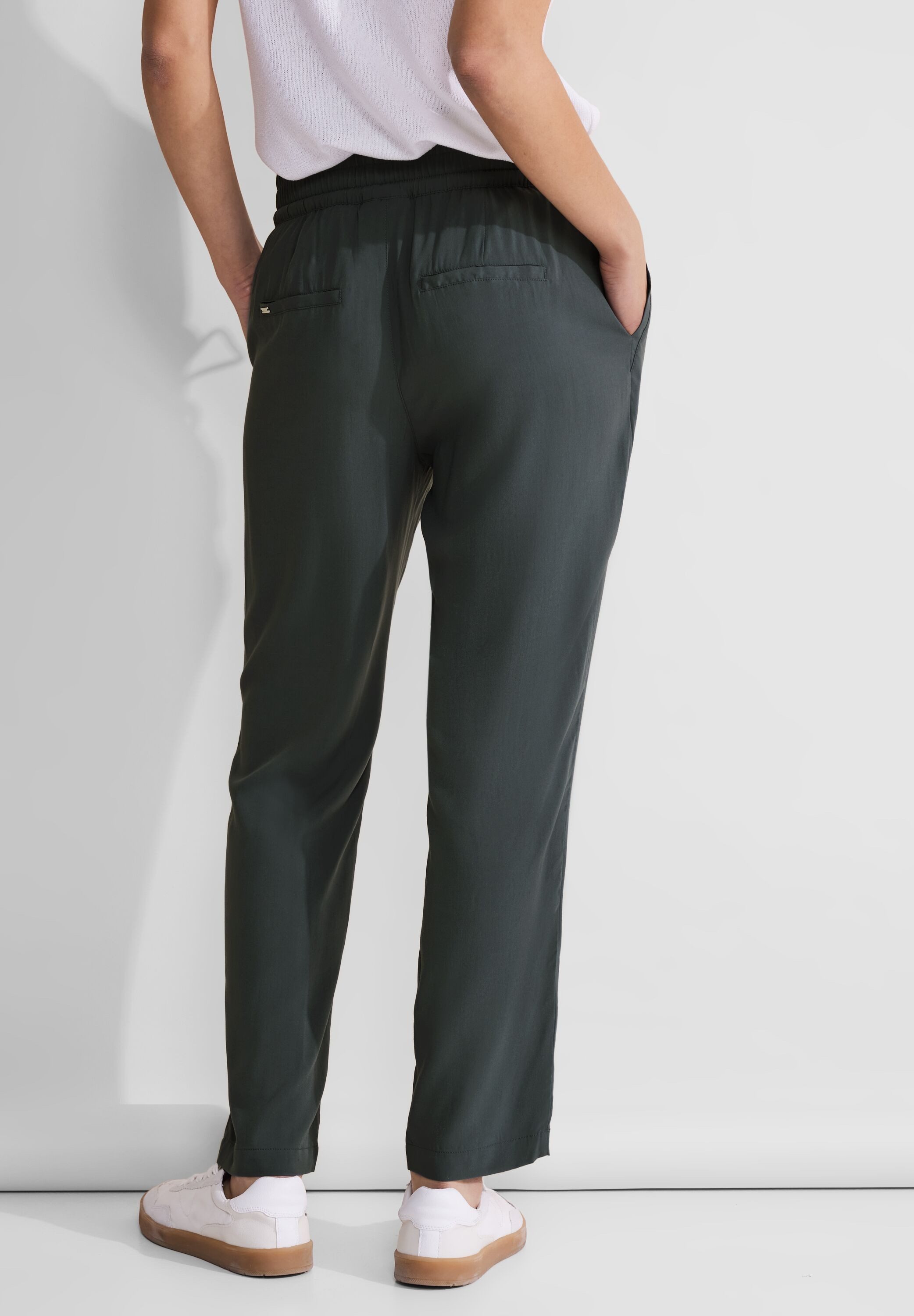 STREET ONE Joggingbroek in unikleur