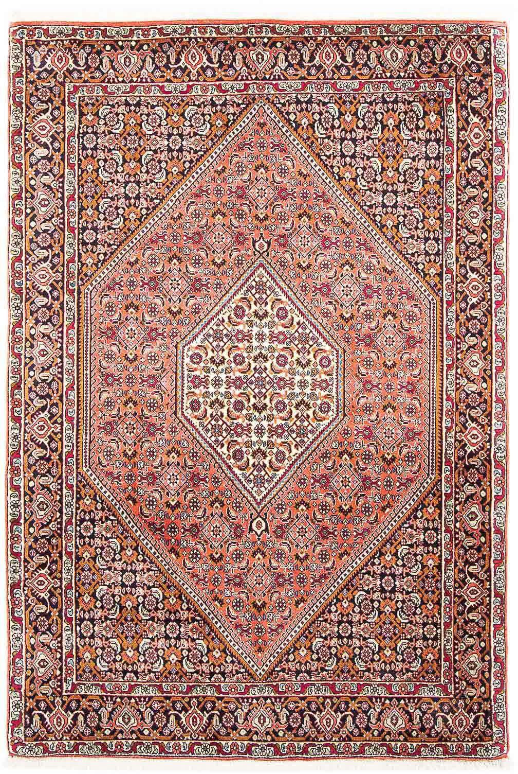 morgenland Wollen kleed Bidjar - Zanjan medaillon 140 x 87 cm Handgeknoopt