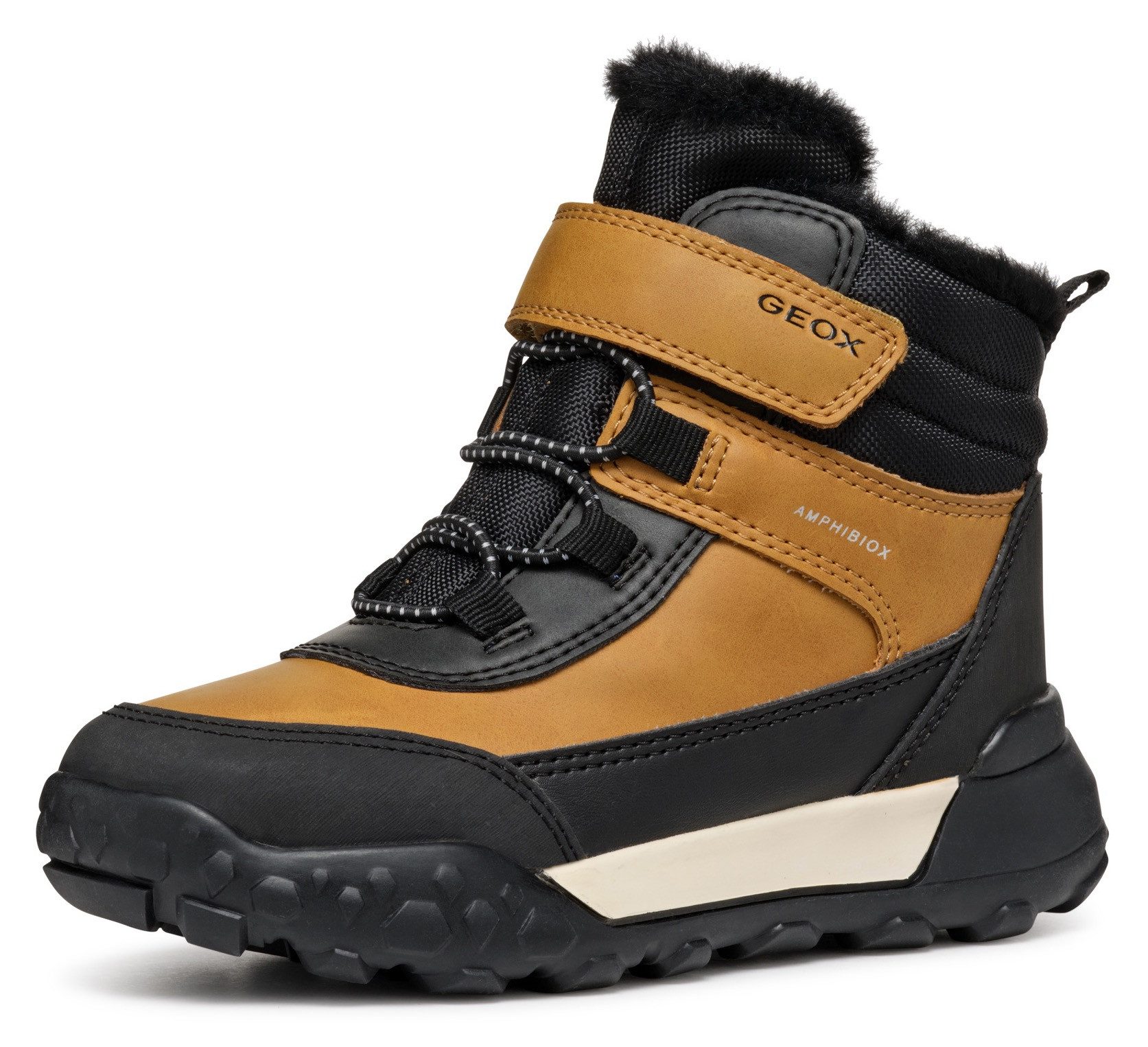 Geox Winterlaarzen J TREKKYUP BOY B ABX Klittenbandlaarzen, sneeuwlaarzen, winterlaarzen met klittenband