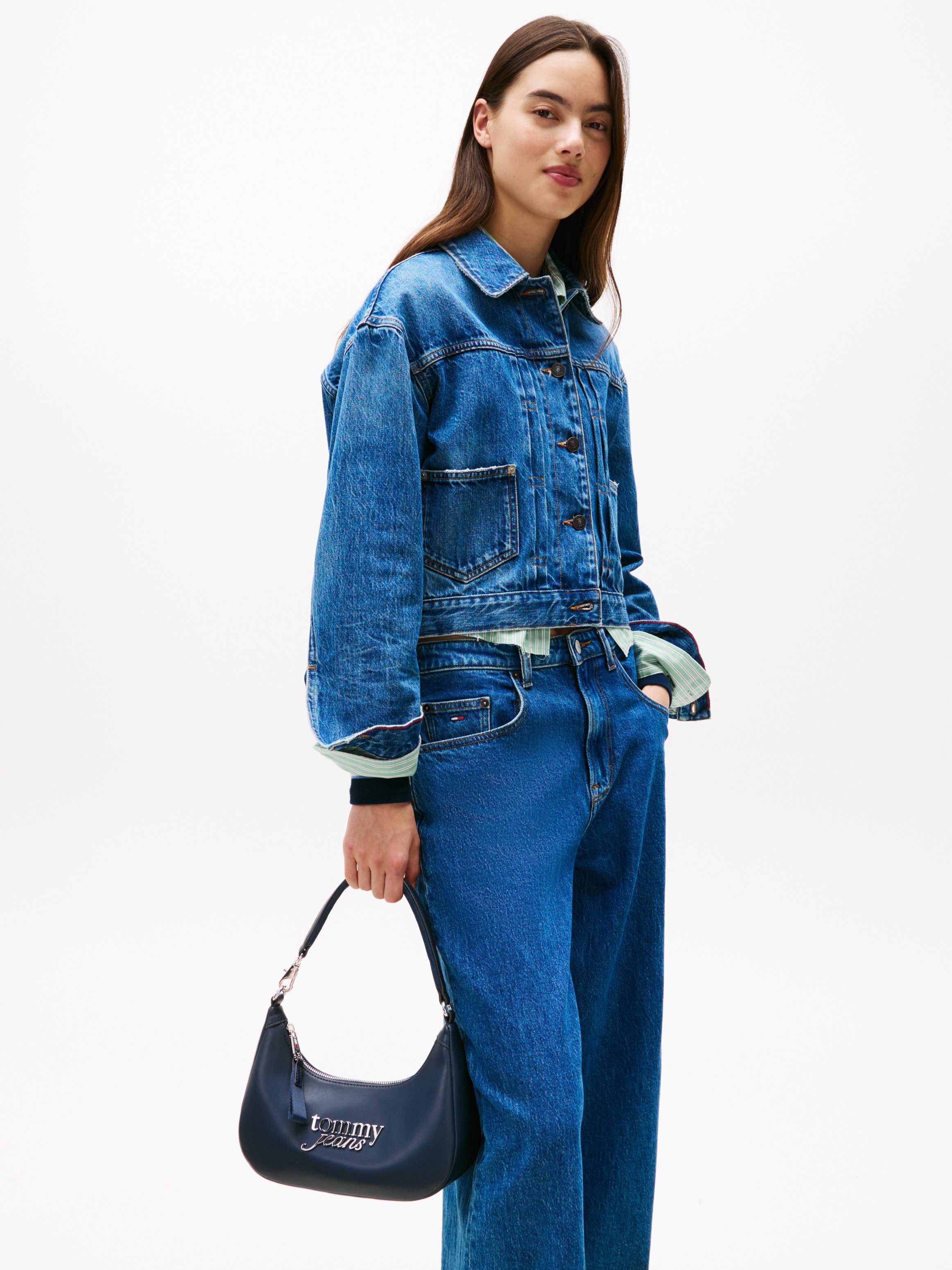 TOMMY JEANS Schoudertas TJW BOLD SCRIPT SHOULDER BAG