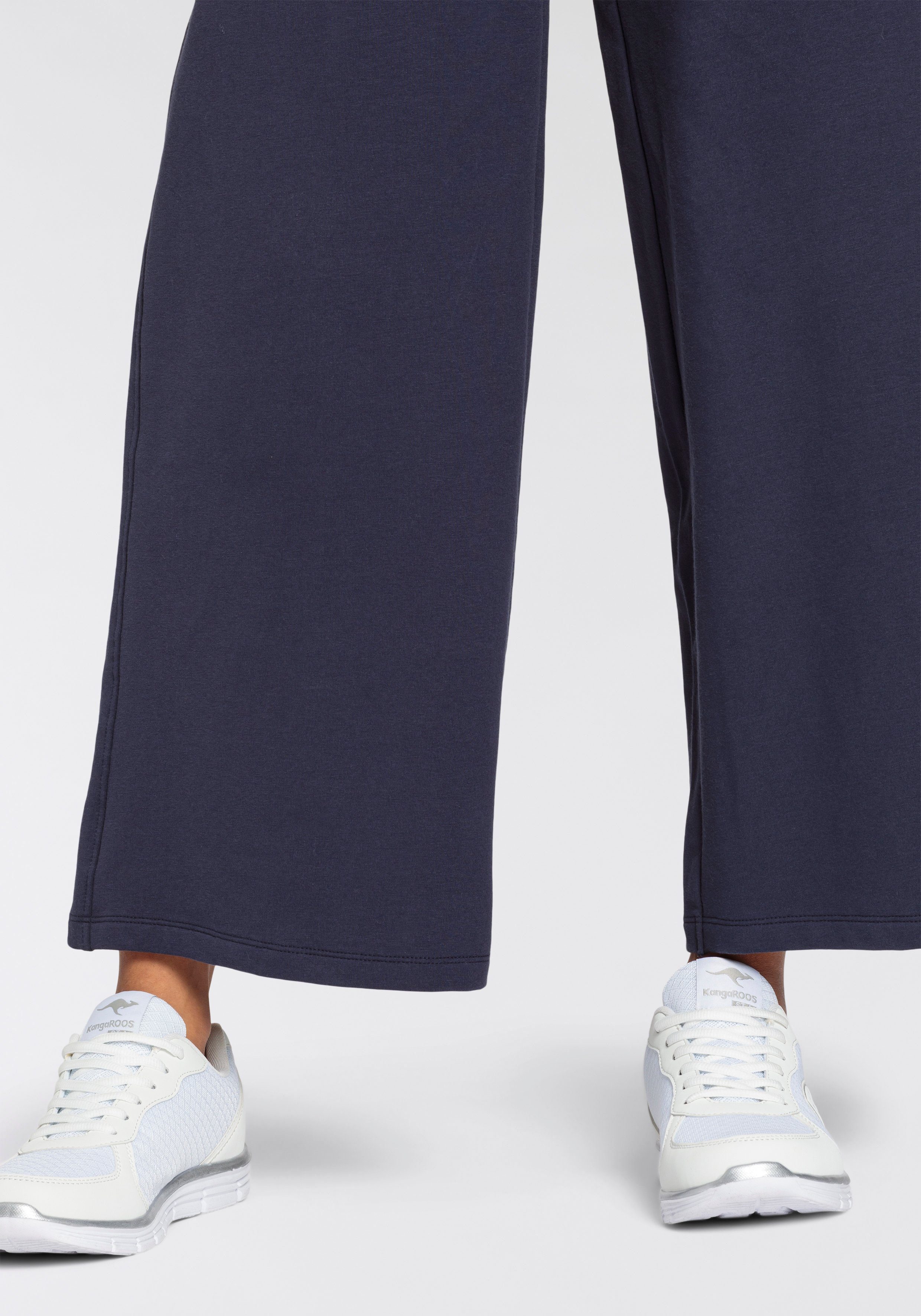 KangaROOS Jerseybroek met wijde pijpen in culottevorm