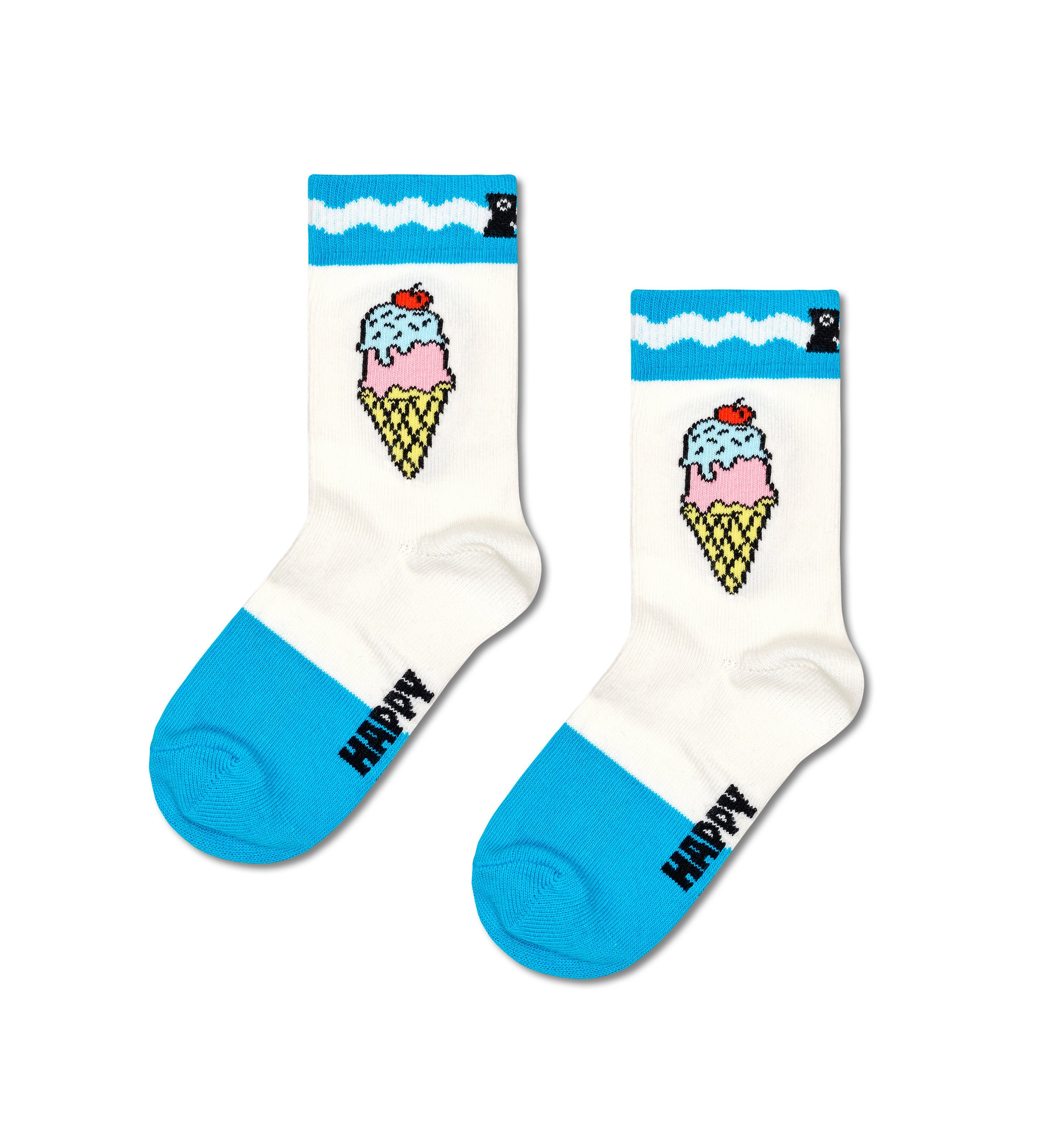 Happy Socks Sokken Huisdier huis cadeau set (3 paar, Set van 3)