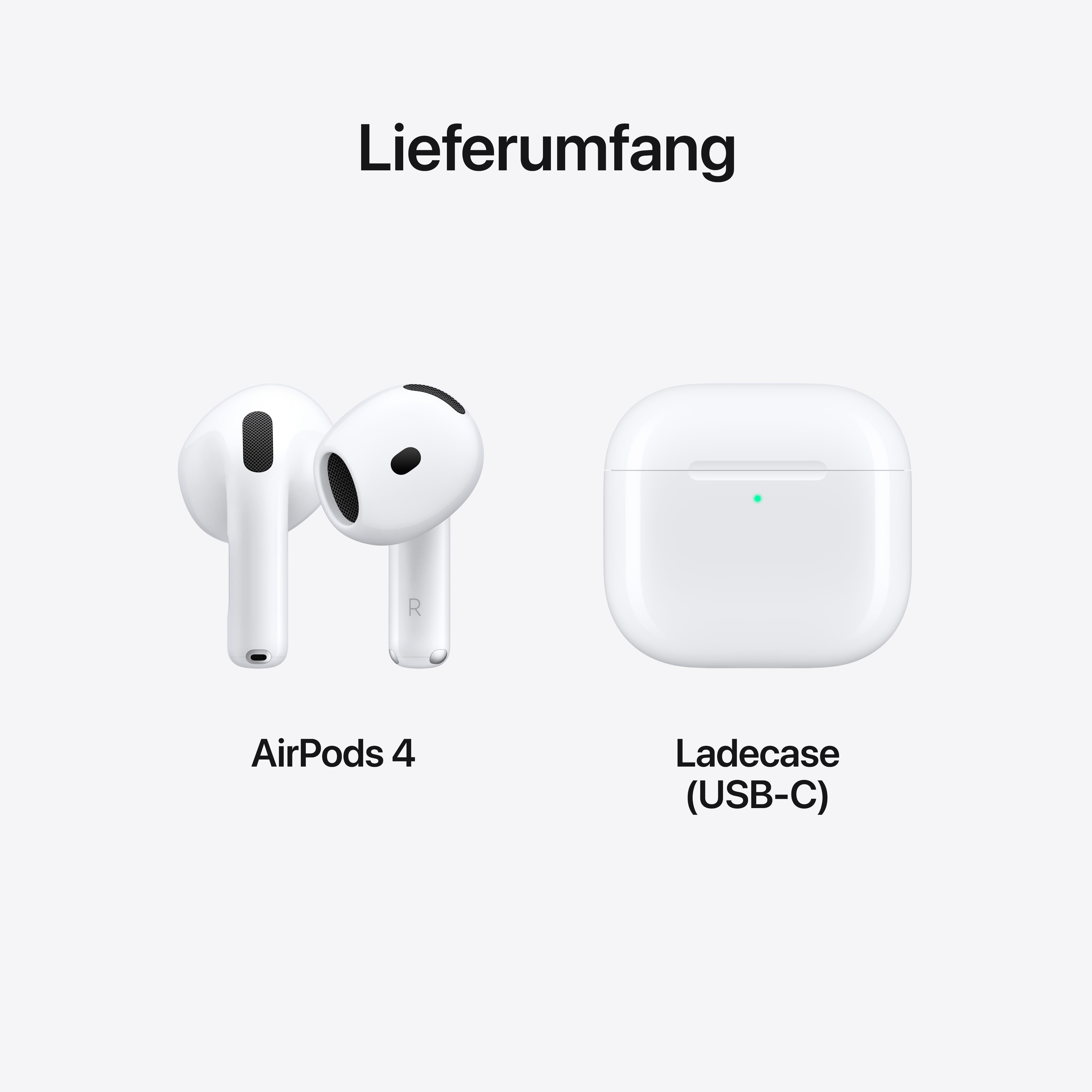 Apple Draadloze in-ear hoofdtelefoon AirPods 4