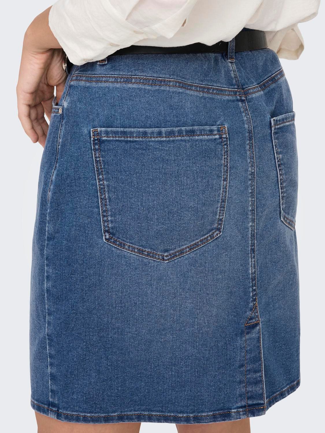 Only Jeans rok ONLWONDER HW DNM SKIRT PIM NOOS