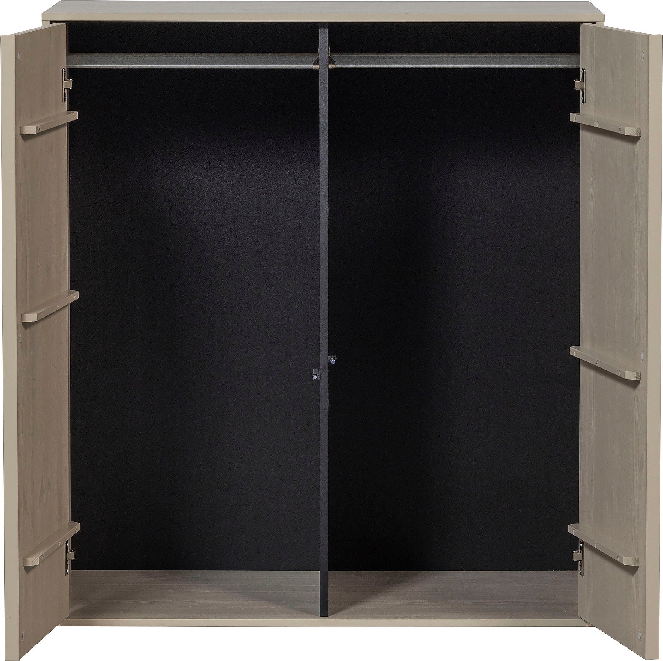 WOOOD Highboard Daily hoge commode Kast met push-to-open functie, H 110 cm x B 100 cm