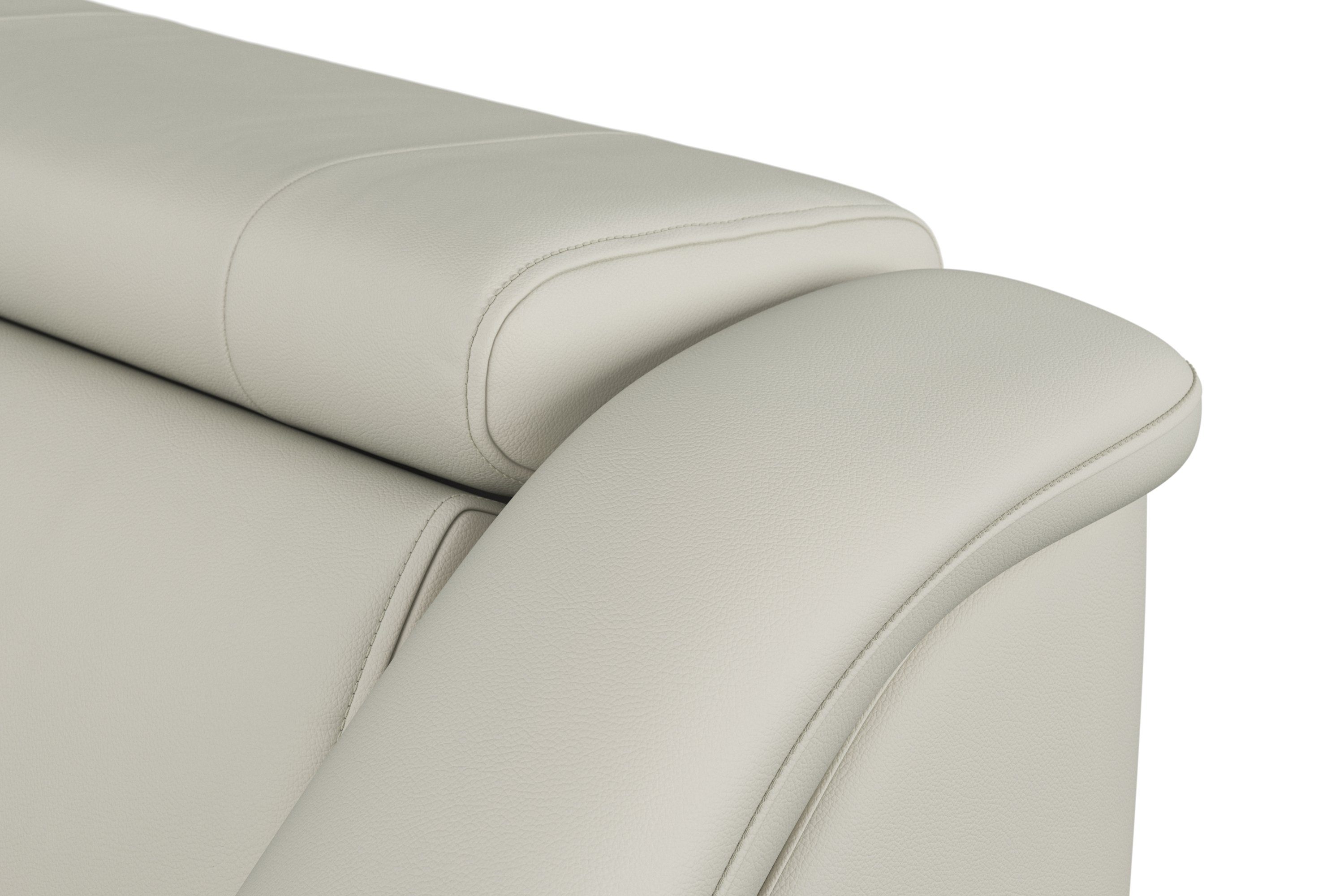 sit&more Hoekbank Freetown L-vorm met verstelbare hoofdsteun en comfortabele binnenvering