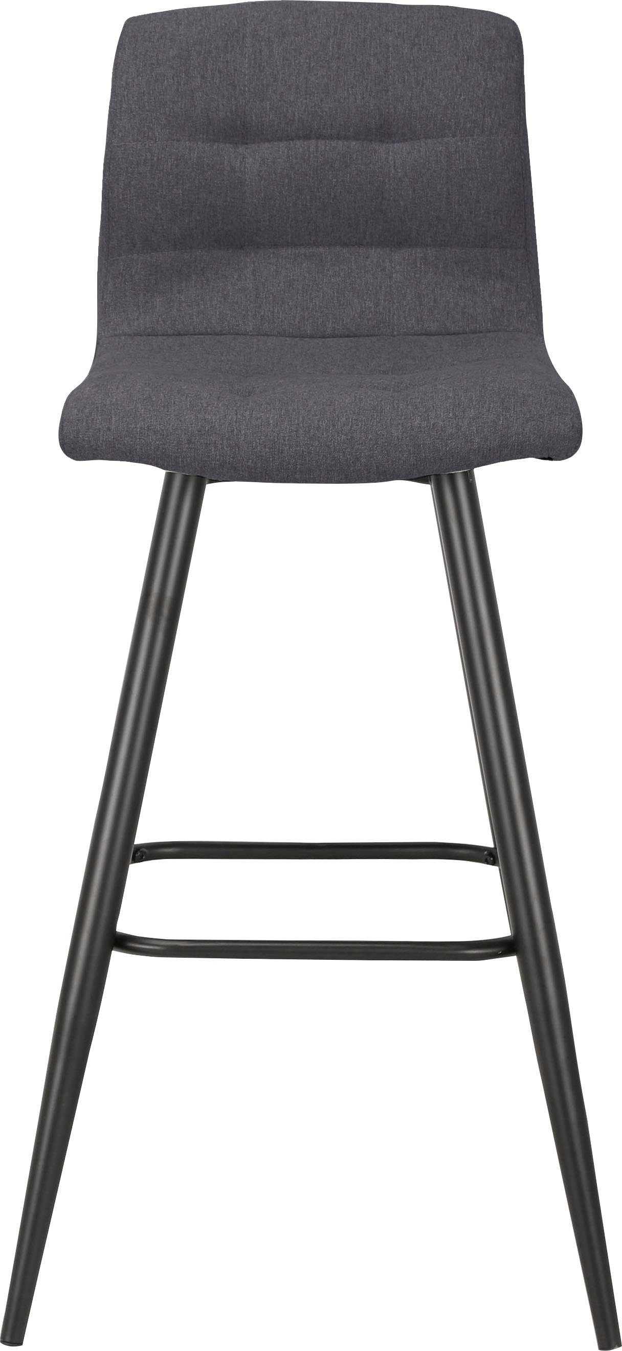 byLIVING Barkruk Simone set van 2, vintage bruin of weefstof antraciet (set, 2 stuks)