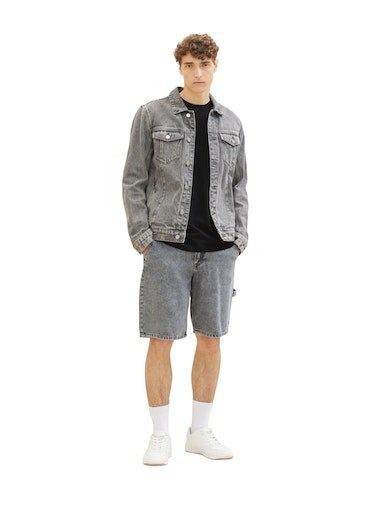 Tom Tailor Denim T-shirt Crewneck met kleine logoprint