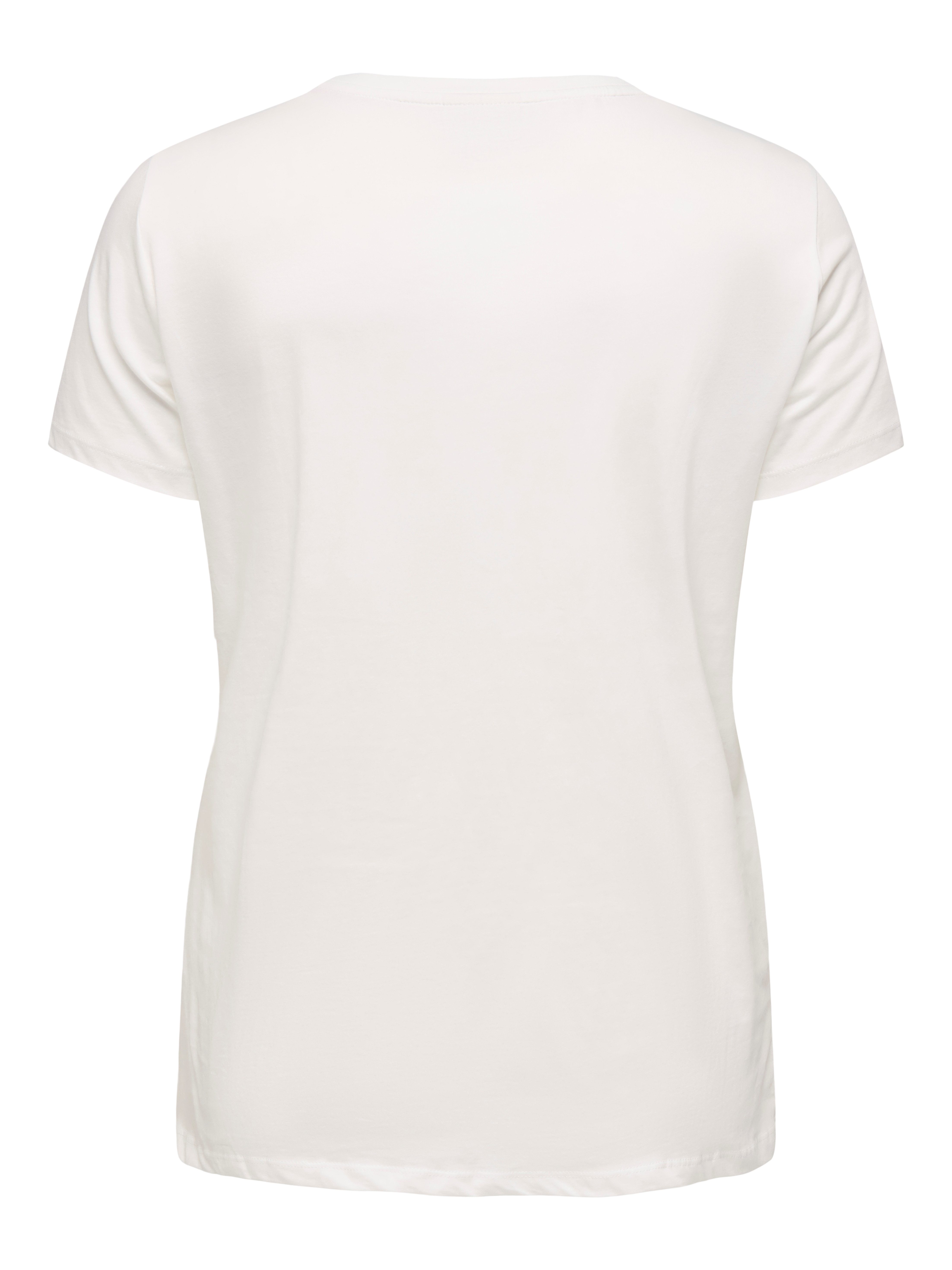 ONLY CARMAKOMA Shirt met korte mouwen CARKITA LIFE SS FOOD JEANS TEE JRS