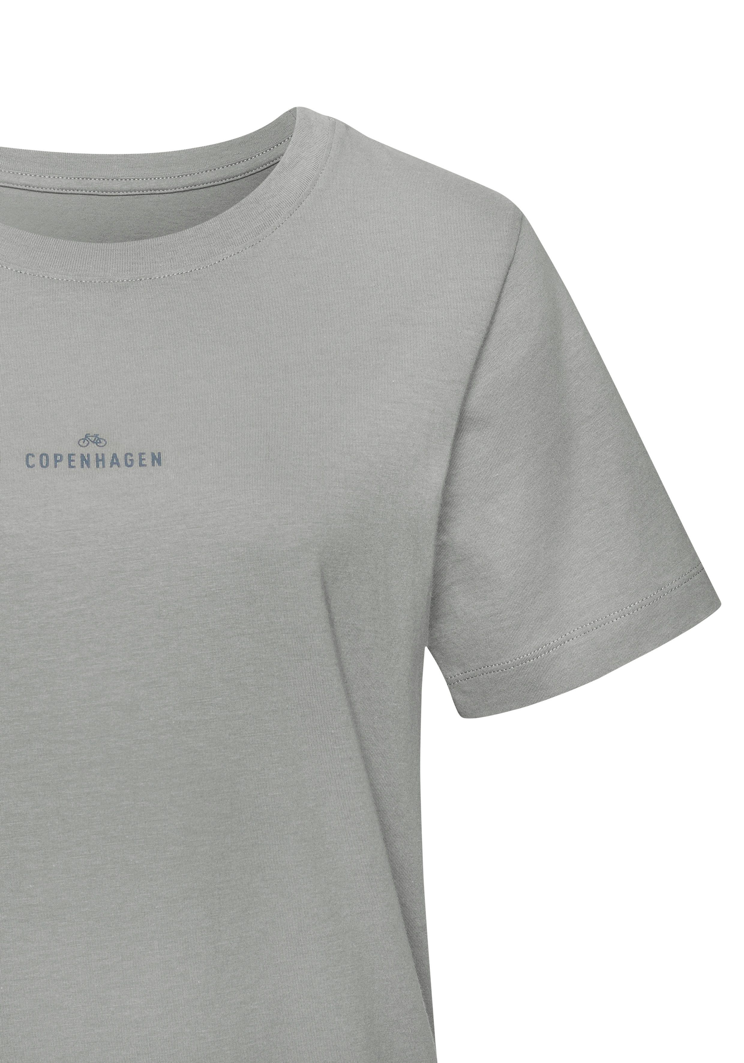 Copenhagen Studios T-shirt Met subtiele logoprint vooraan van zachte jersey kwaliteit met biologische katoen