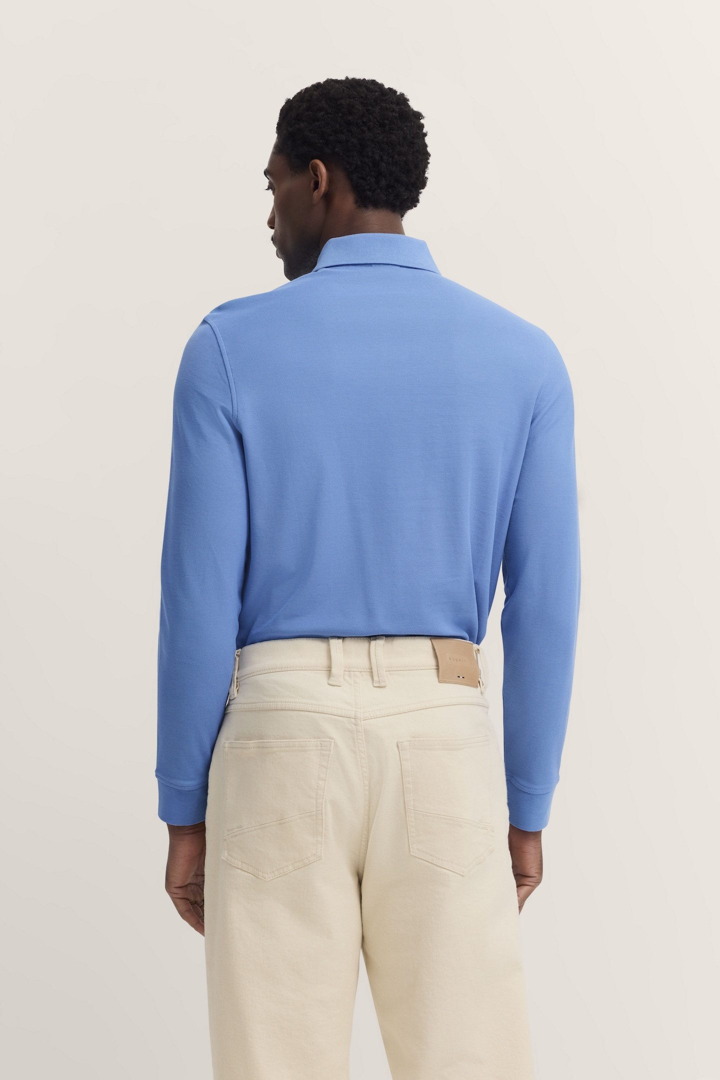 Bugatti Poloshirt met lange mouwen met lange mouwen