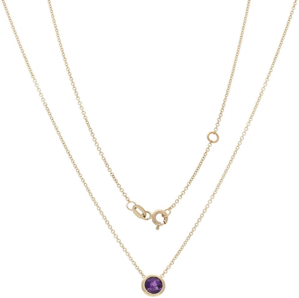 Firetti Ketting met hanger Sieraad cadeau goud 585 halssieraad halsketting erwtketting solitair